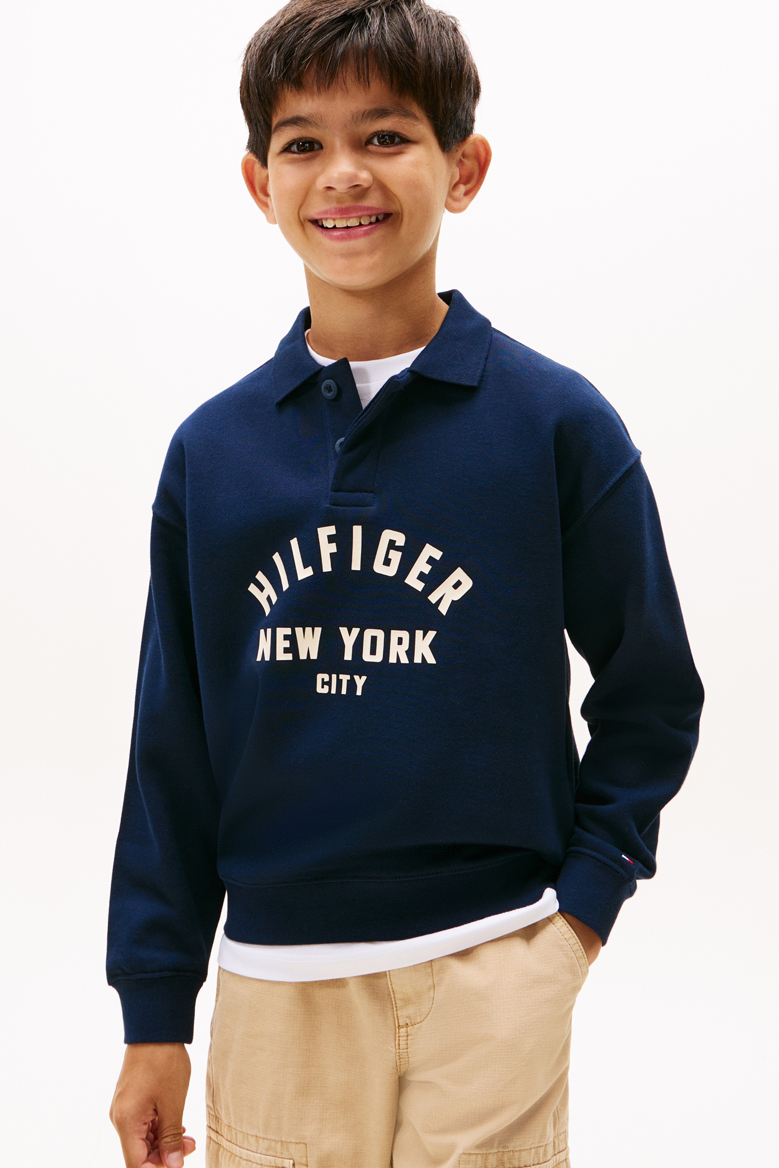 Jongens sweater blauw