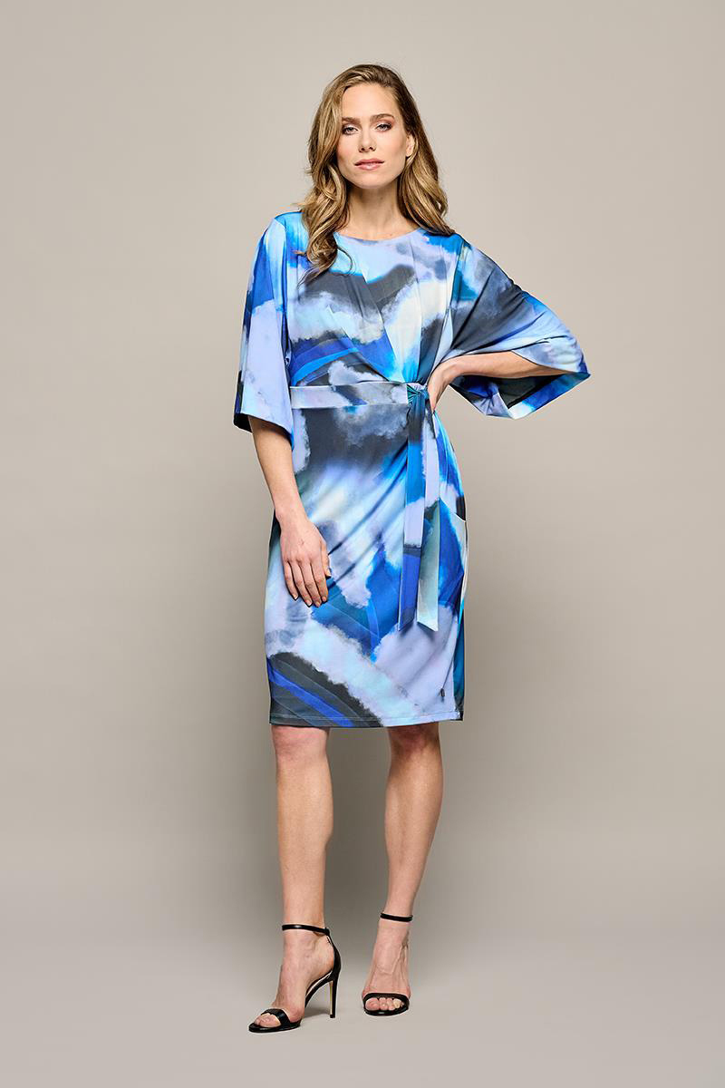 Dames jurk blauw