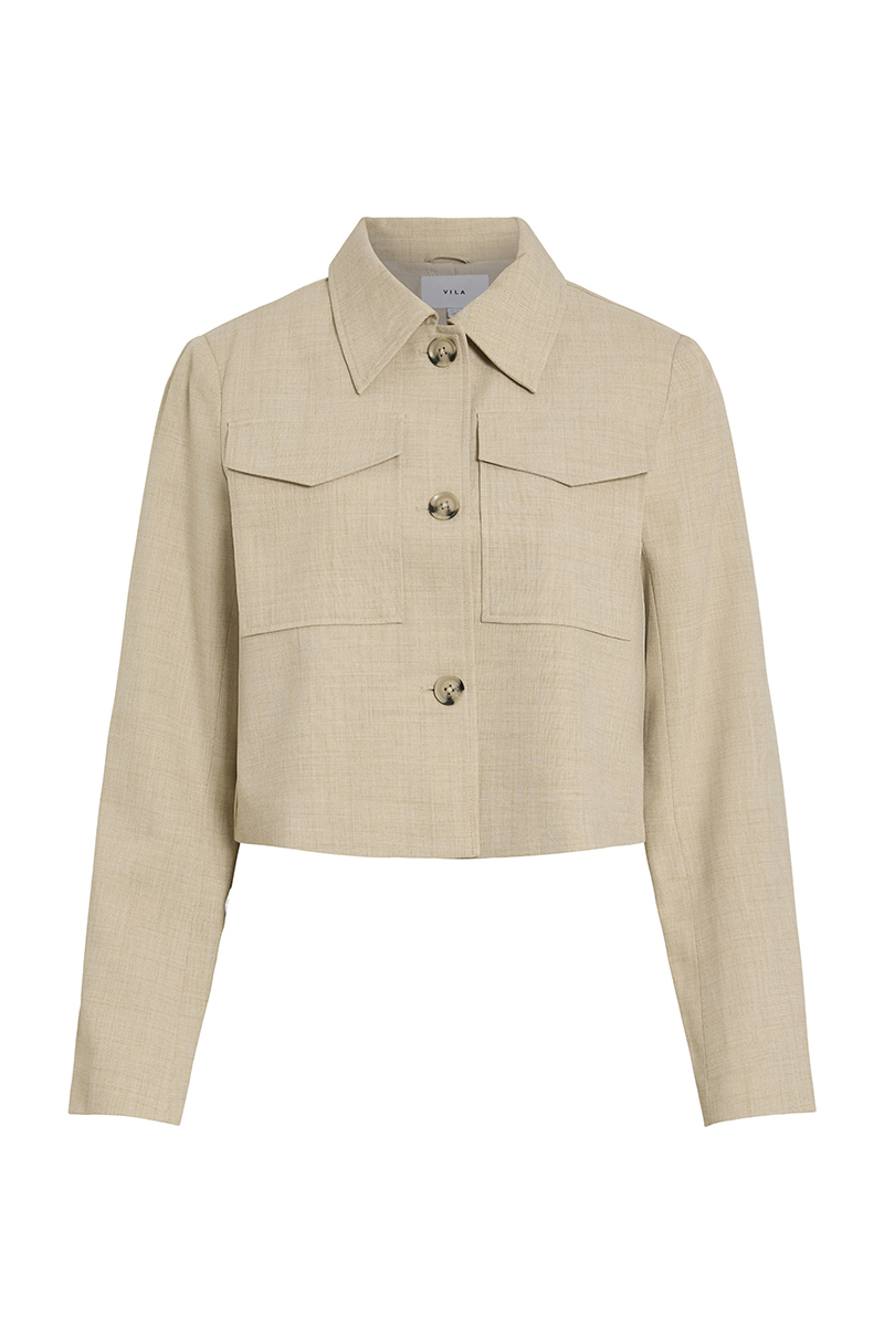 Dames blazer bruin