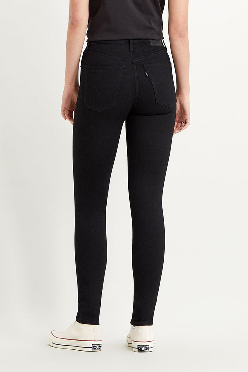 Levi's mile high super skinny Zwart-1 4
