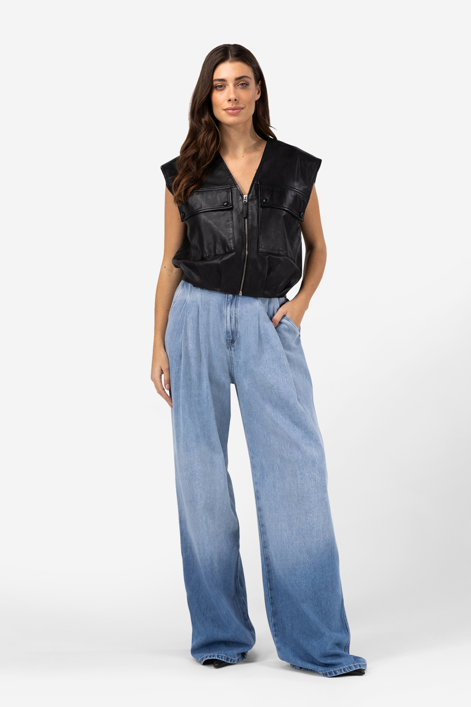 Dames top zwart