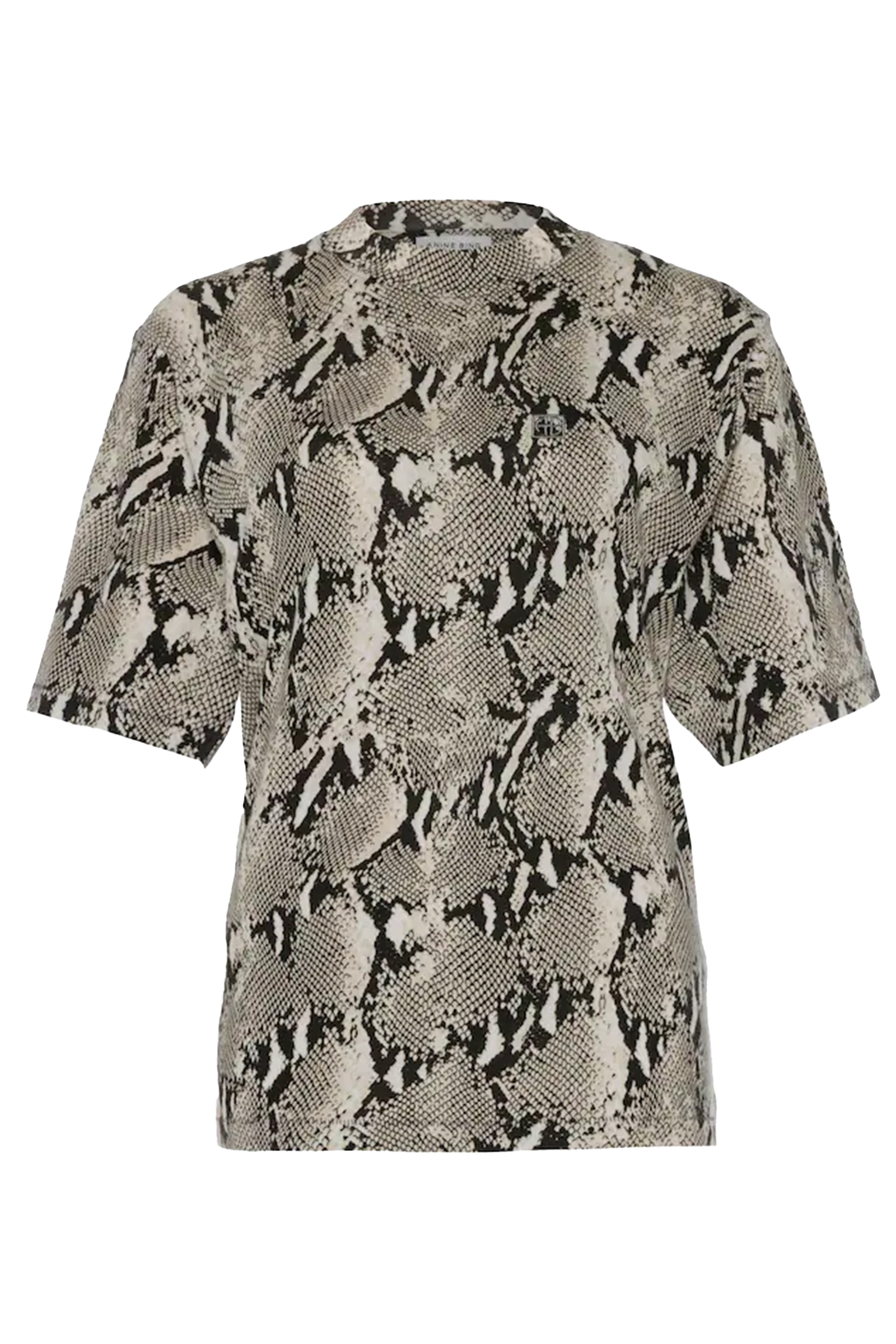 Dames t-shirt korte mouw ecru