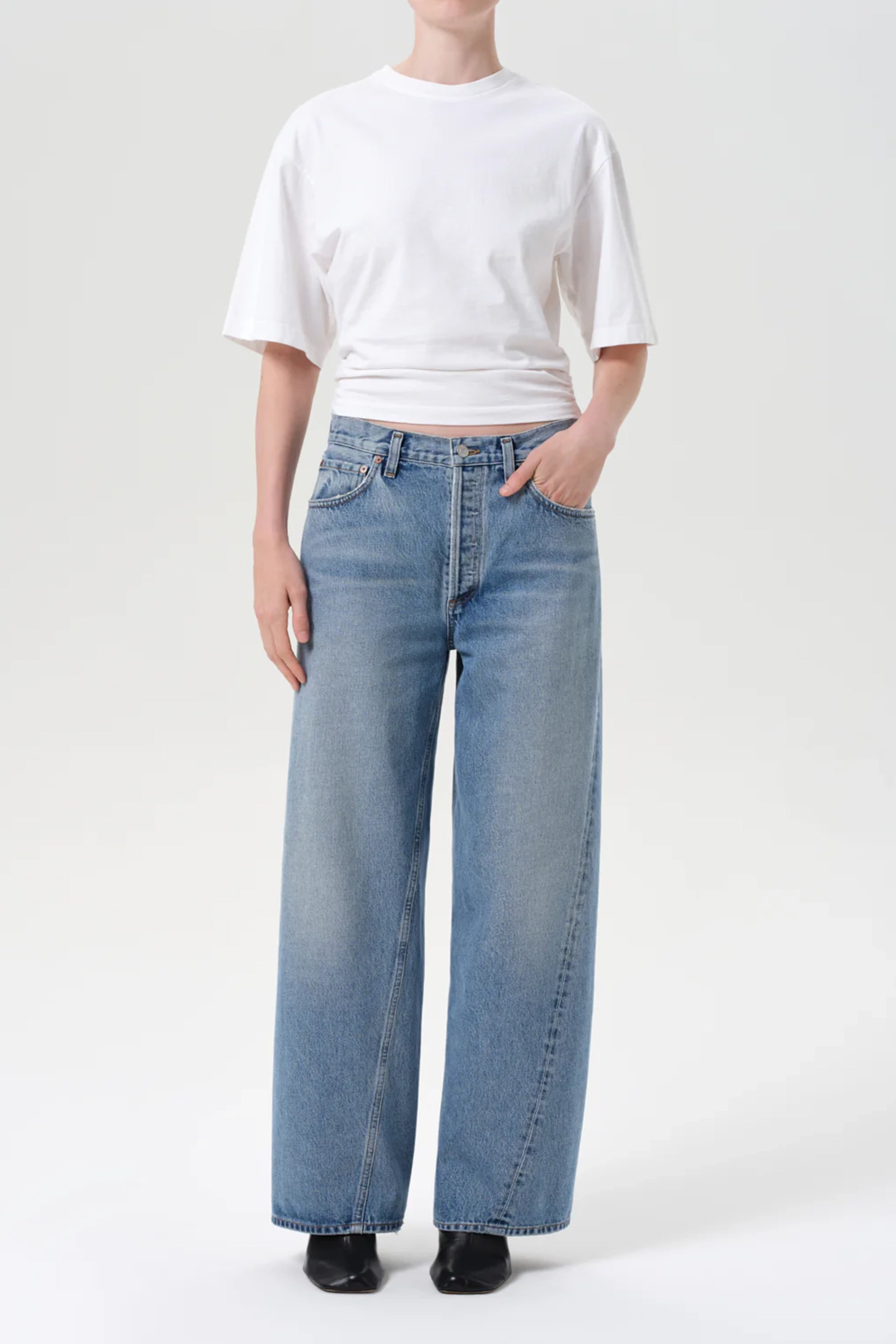 Dames jeans blauw