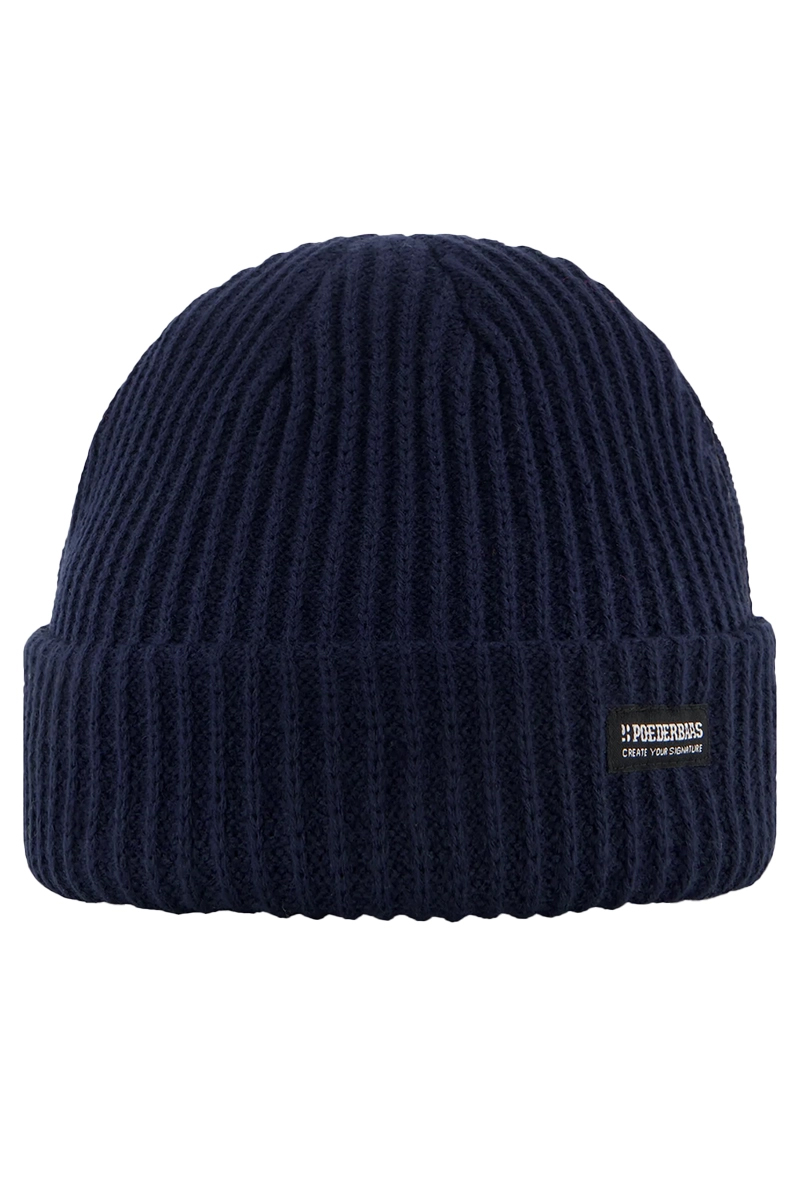 Wintersport muts senior blauw