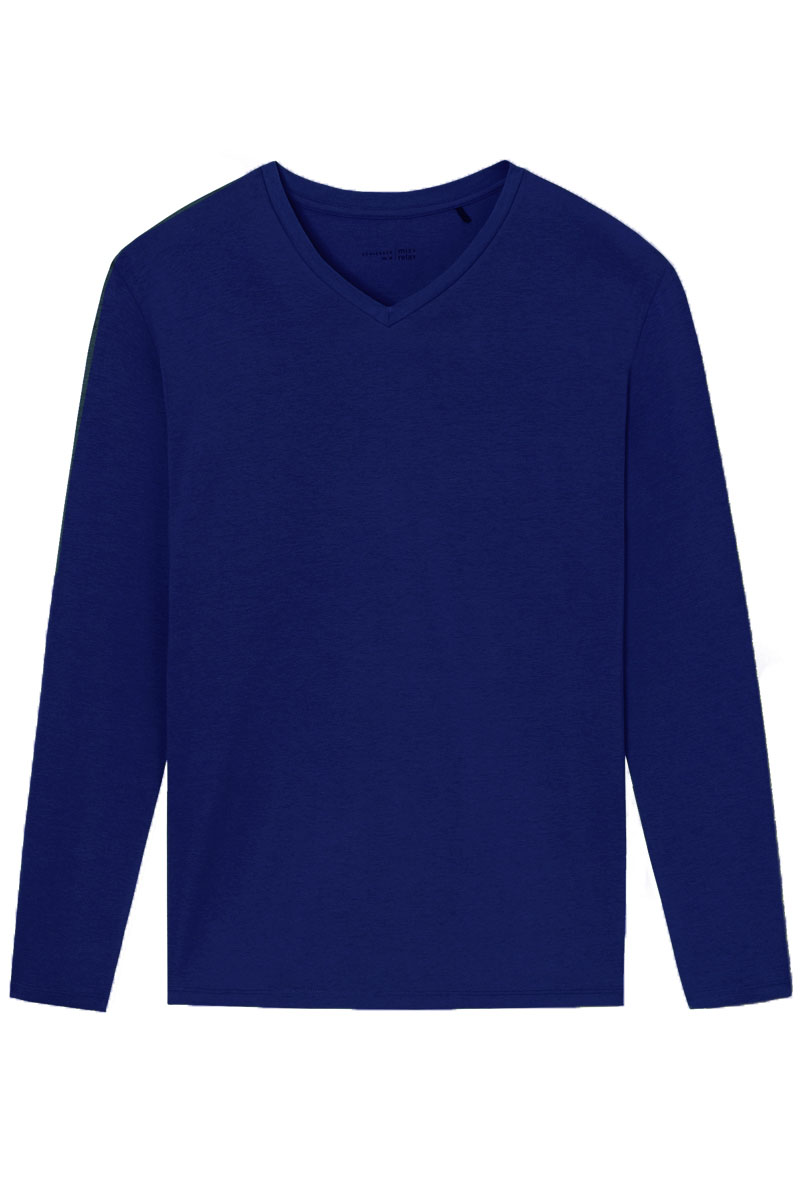 Schiesser Ondergoed heren t-shirt lm Blauw-1 1