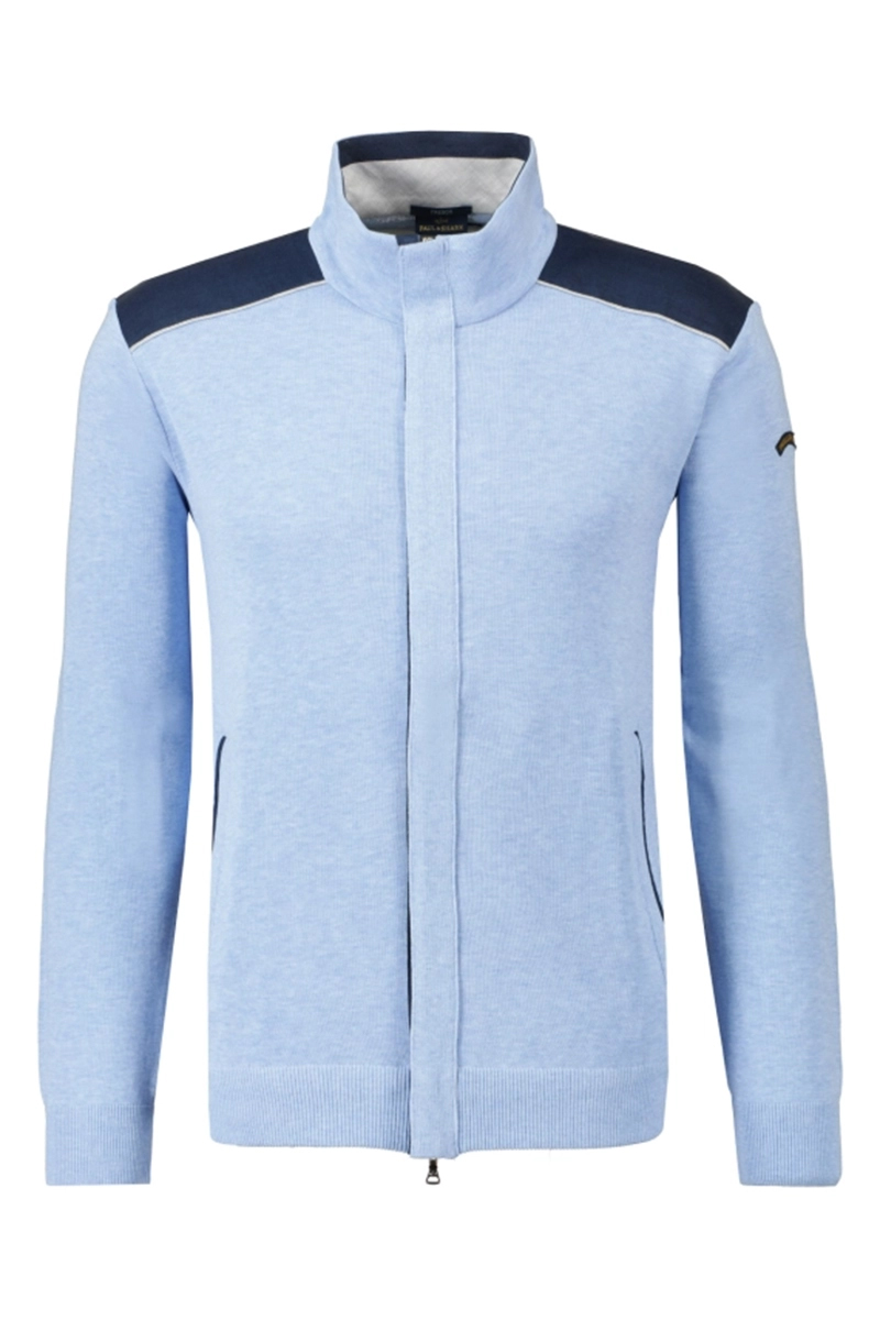 Paul & Shark Freco Cotton Full Zip Sweater Blauw-1 1