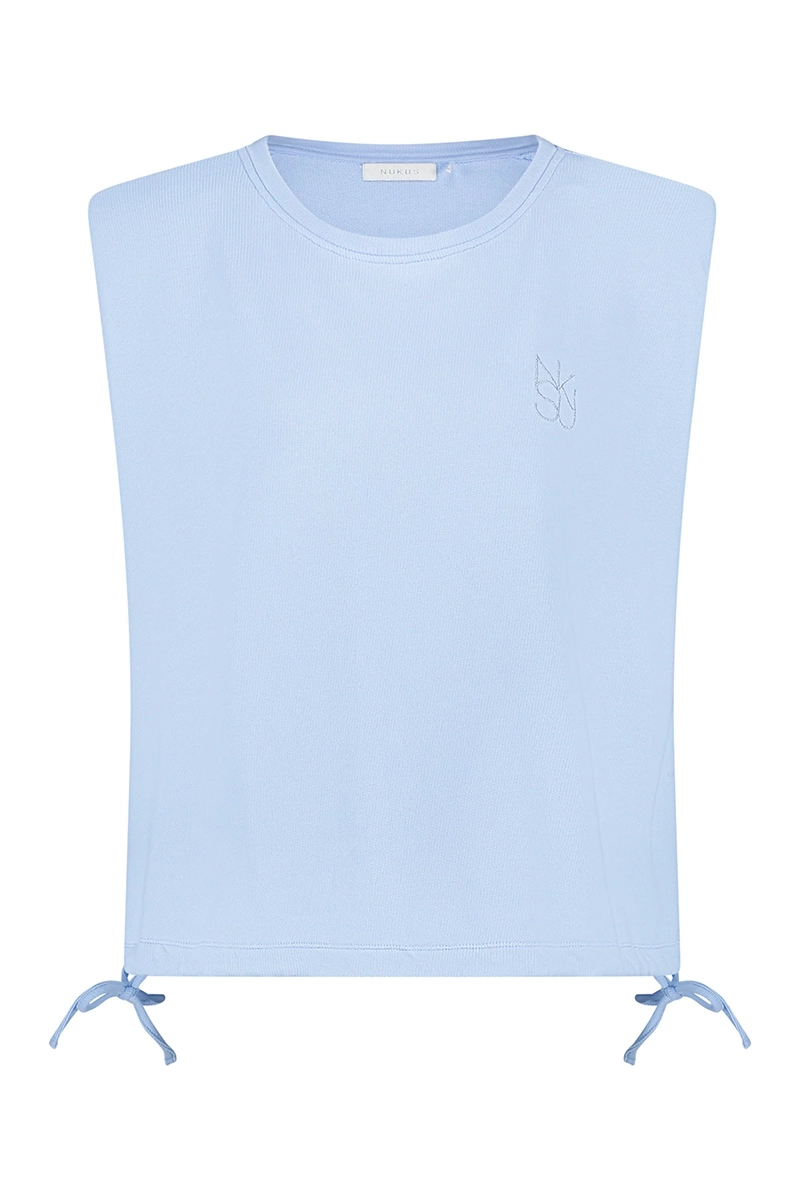 Dames t-shirt korte mouw blauw