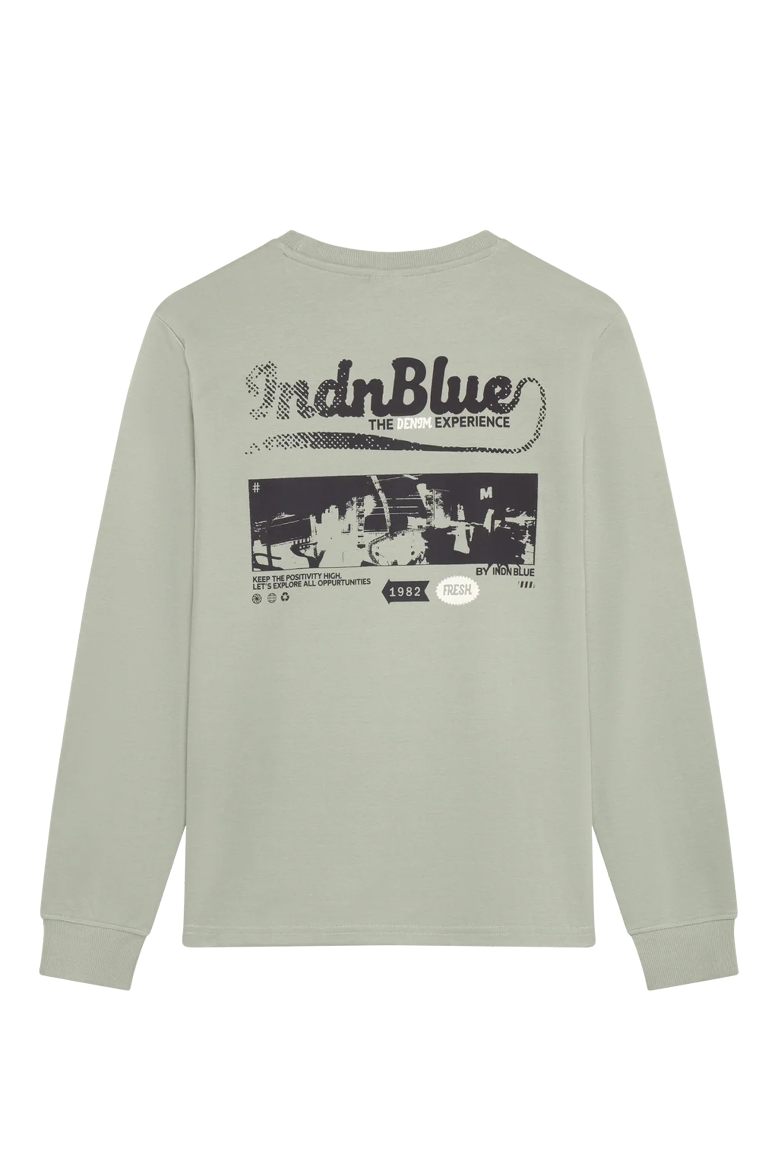 Jongens t-shirt lange mouw groen
