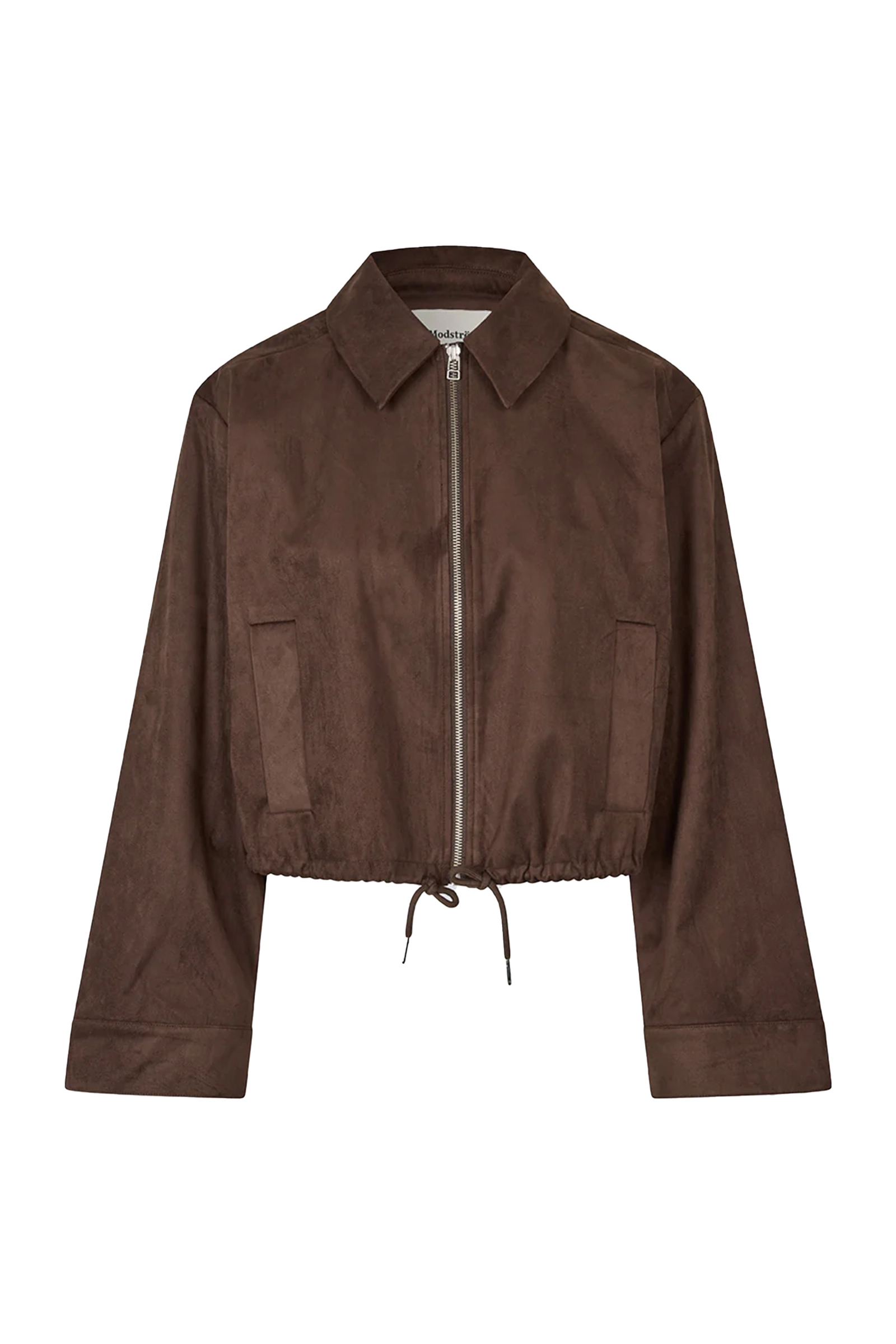 Dames jas bruin