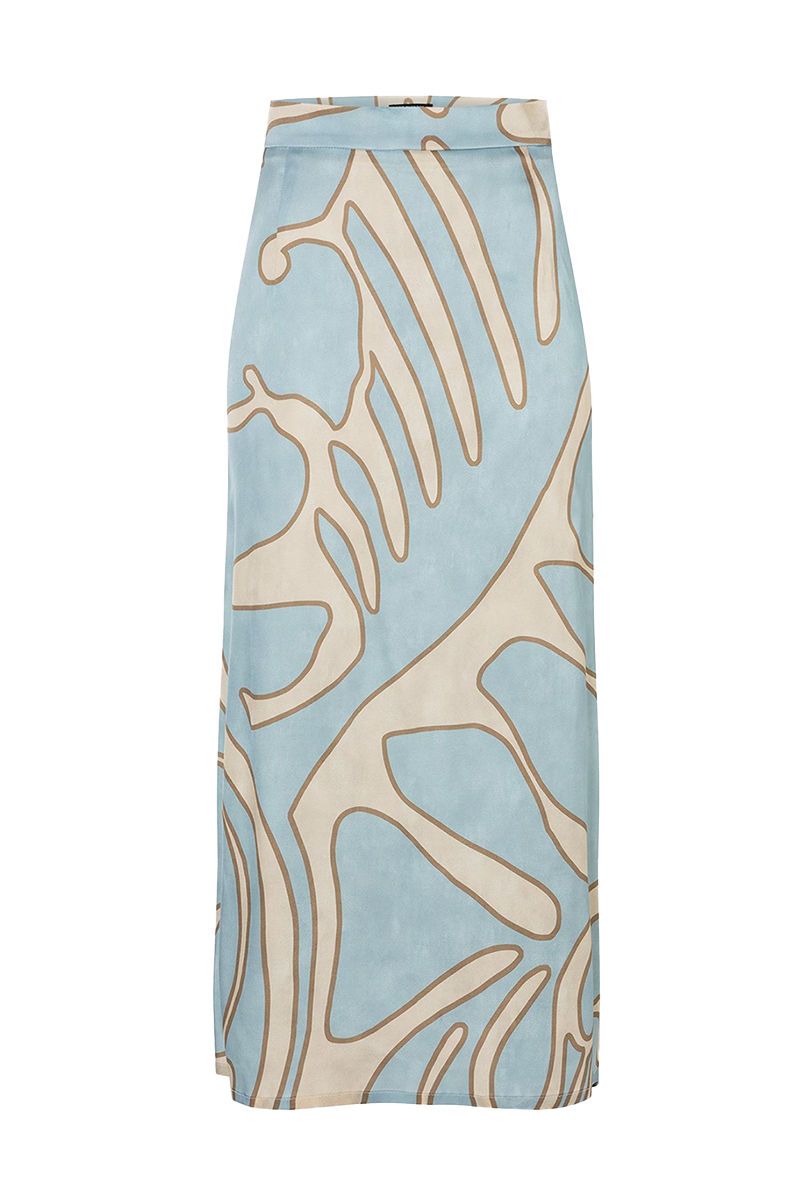 Dames rok blauw