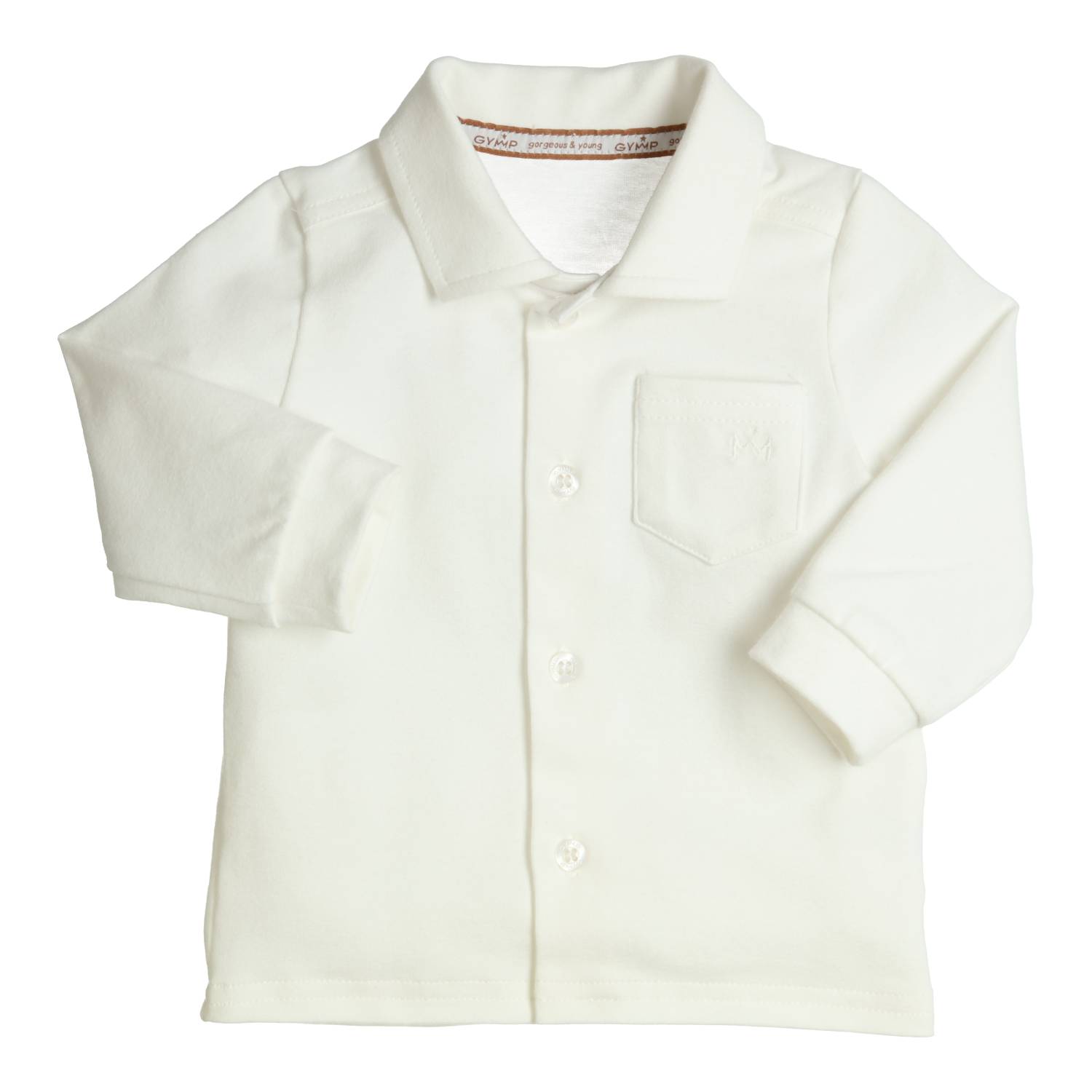 Baby blouse/overhemd wit