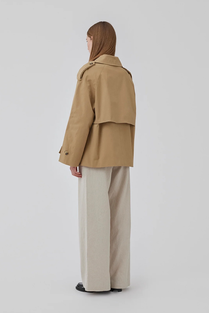 Modström Clara jacket bruin/beige-1 3