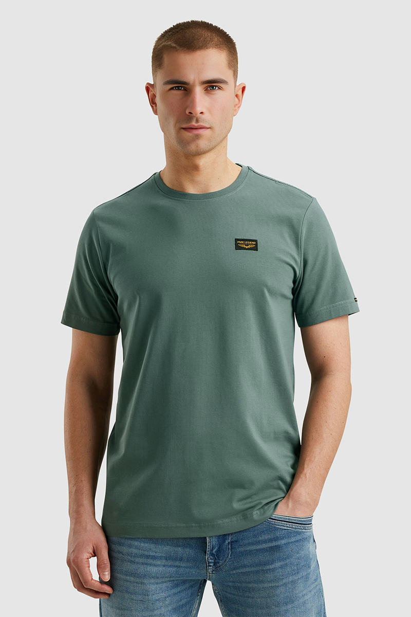 Heren t-shirt kortemouw groen