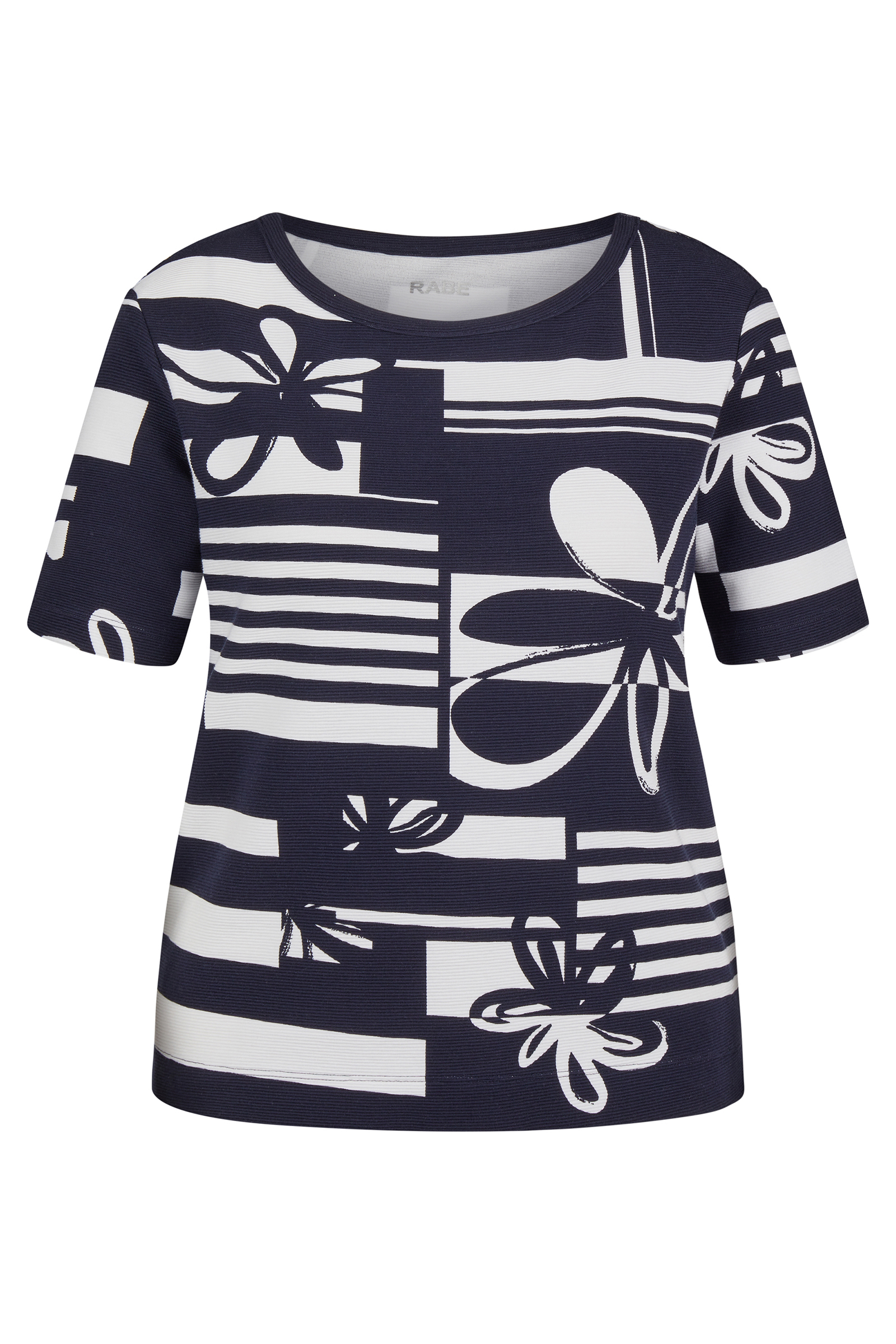 Dames t-shirt korte mouw blauw