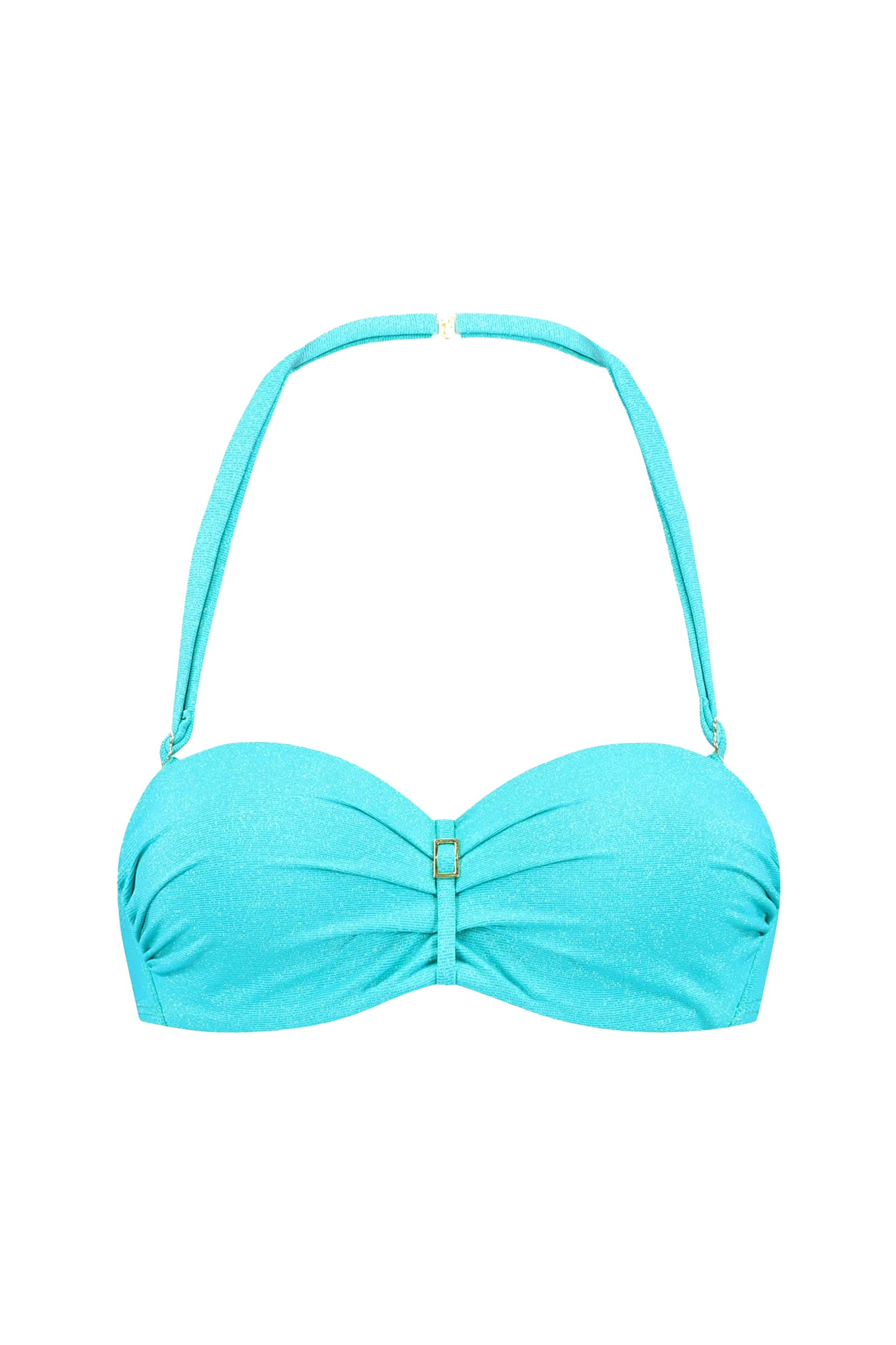 Bad/beach dames bikini top blauw
