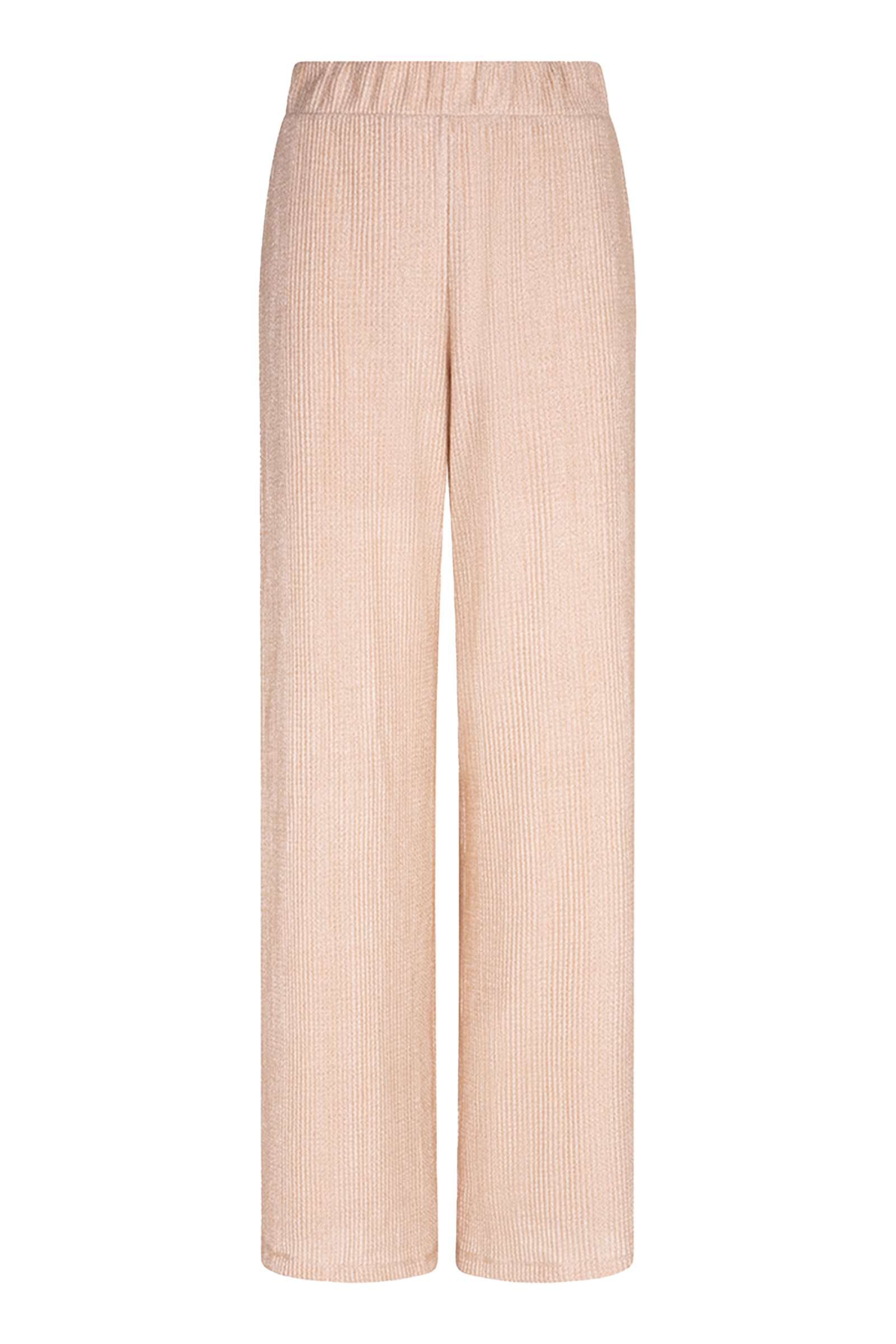 Esqualo Trousers plisse glitter Rose-1 1