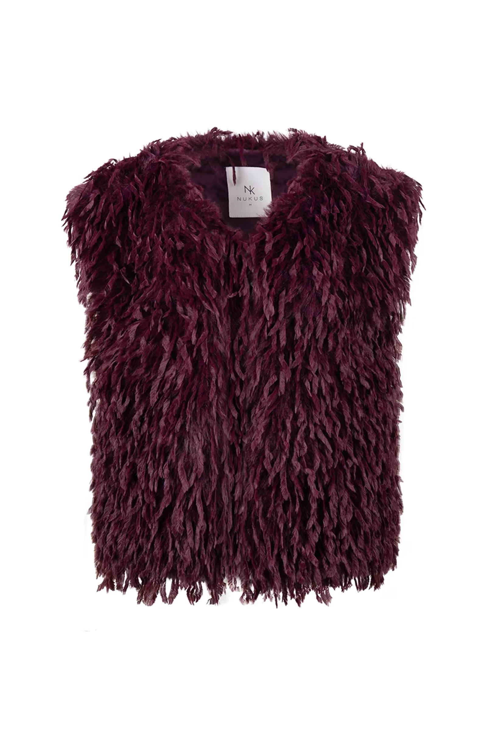Dames gilet rood