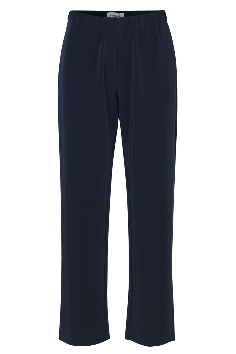 Samsøe Samsøe Hoys straight pants Blauw-1 1