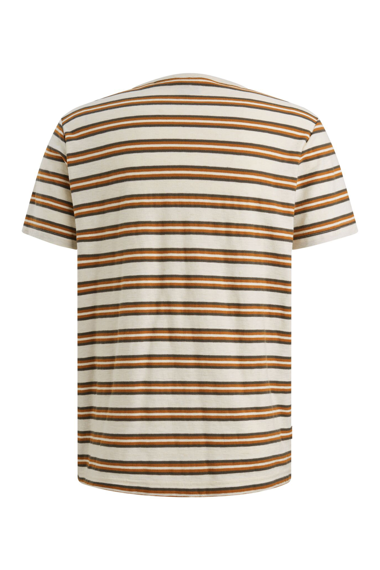 Heren overhemd lm casual bruin