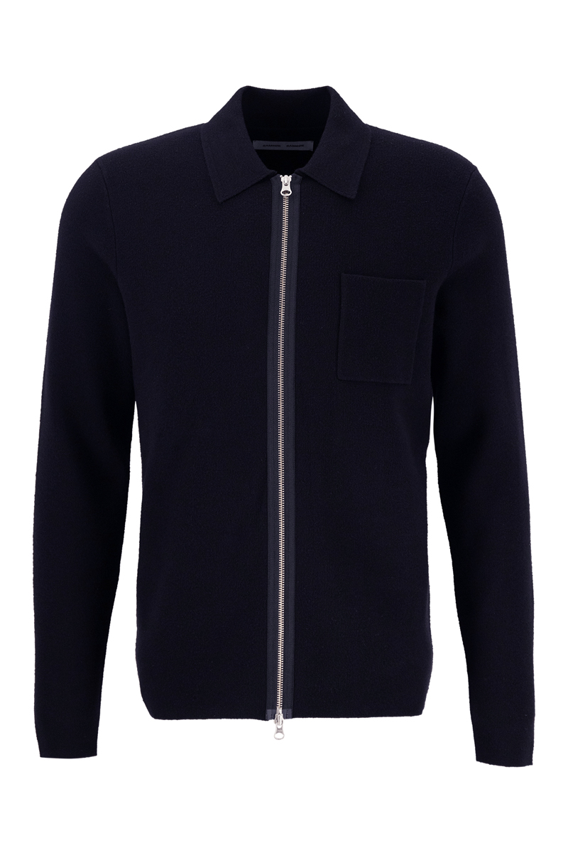 Heren vest blauw