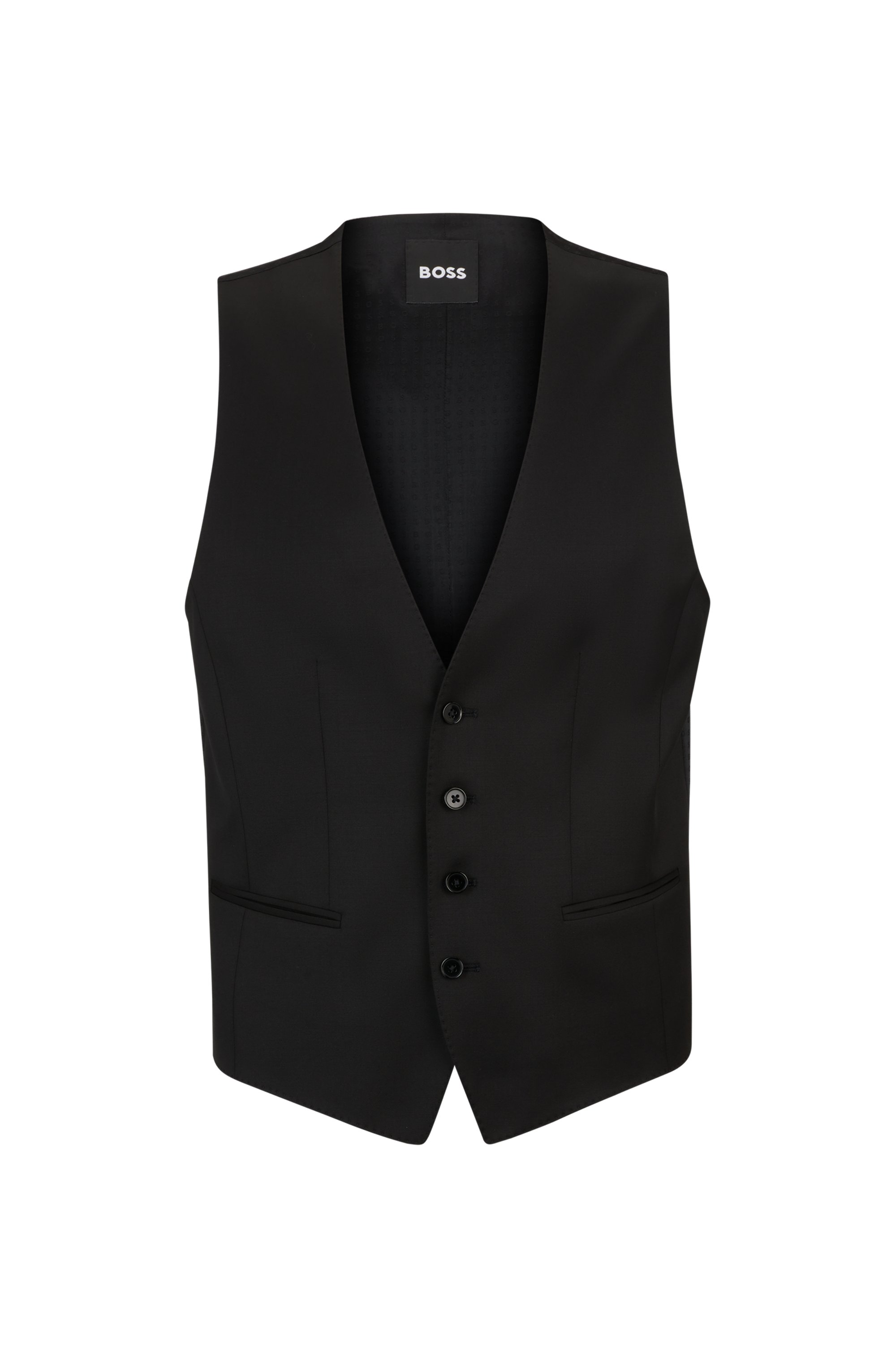 Boss Black H-Huge-Vest-B1 10236006 01 Zwart-1 1