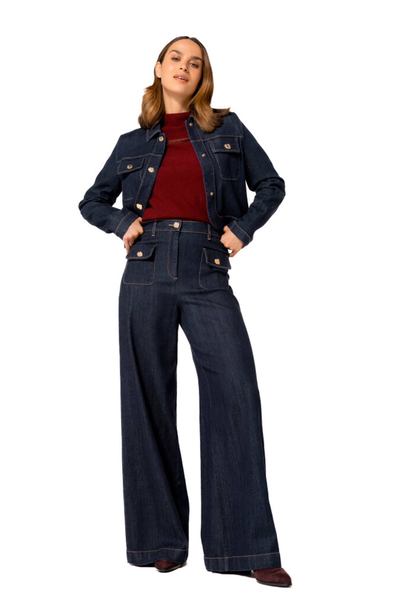Dames blazer blauw