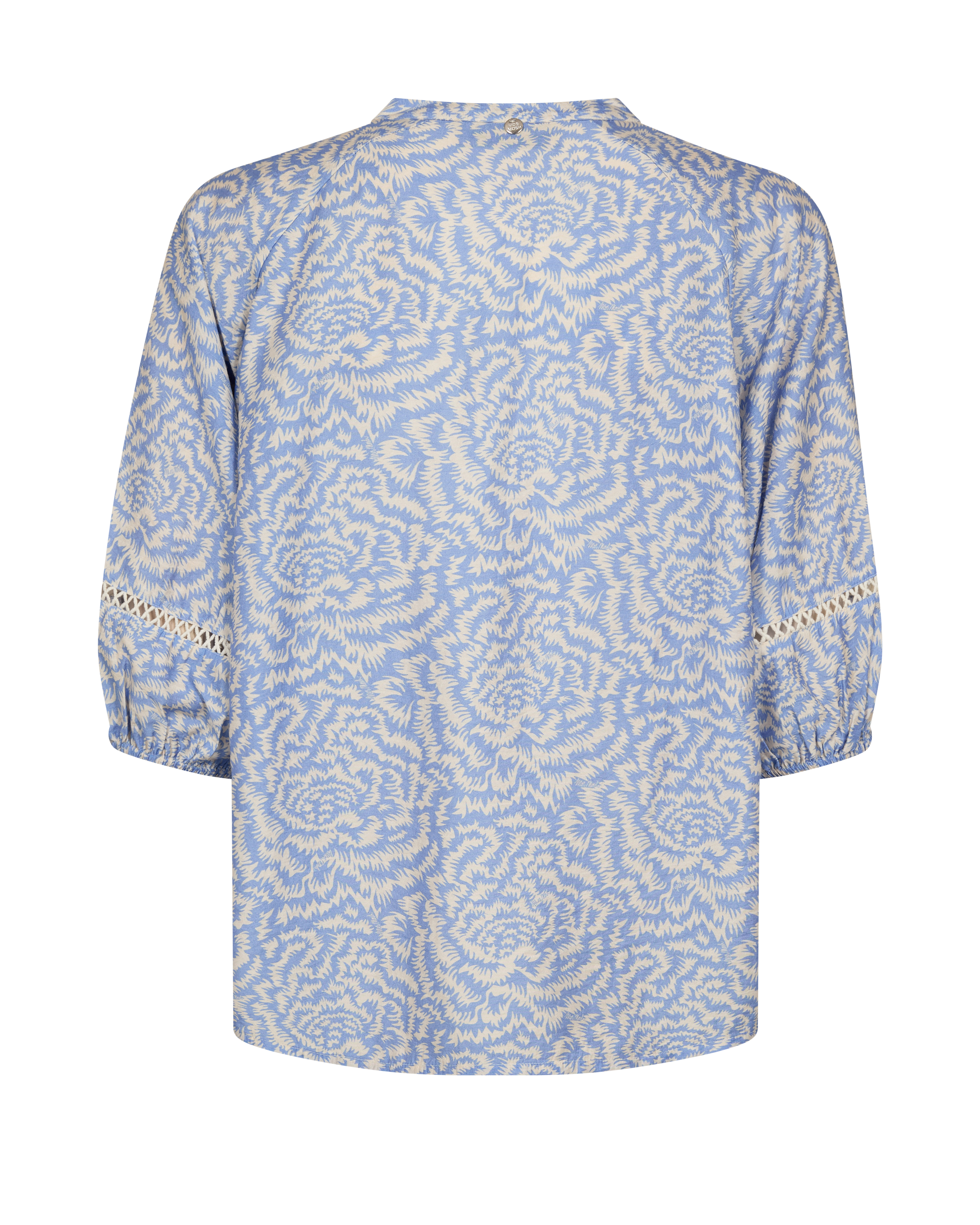 Dames blouse lange mouw ecru