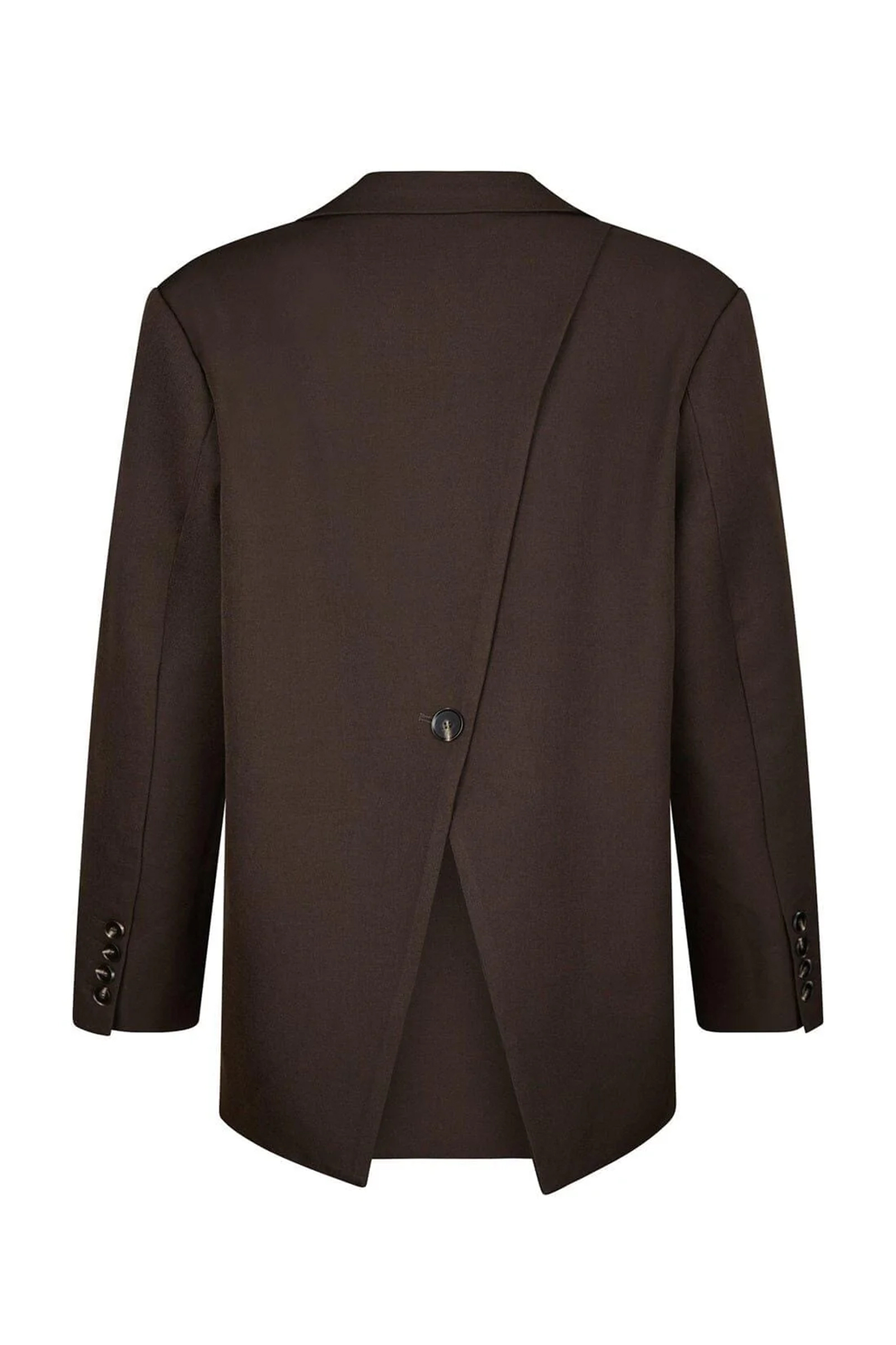 Dames blazer bruin