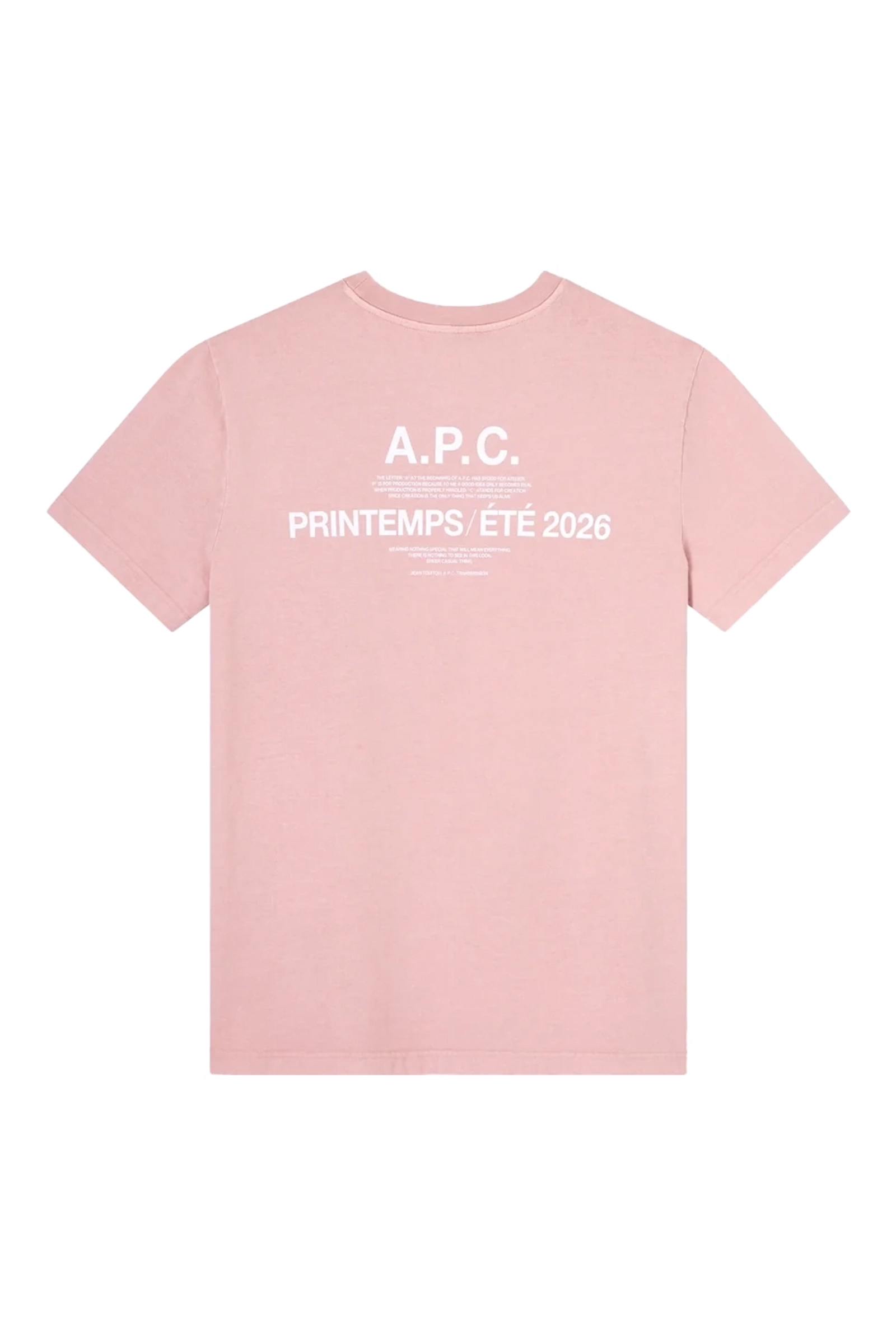 Heren t-shirt kortemouw rose