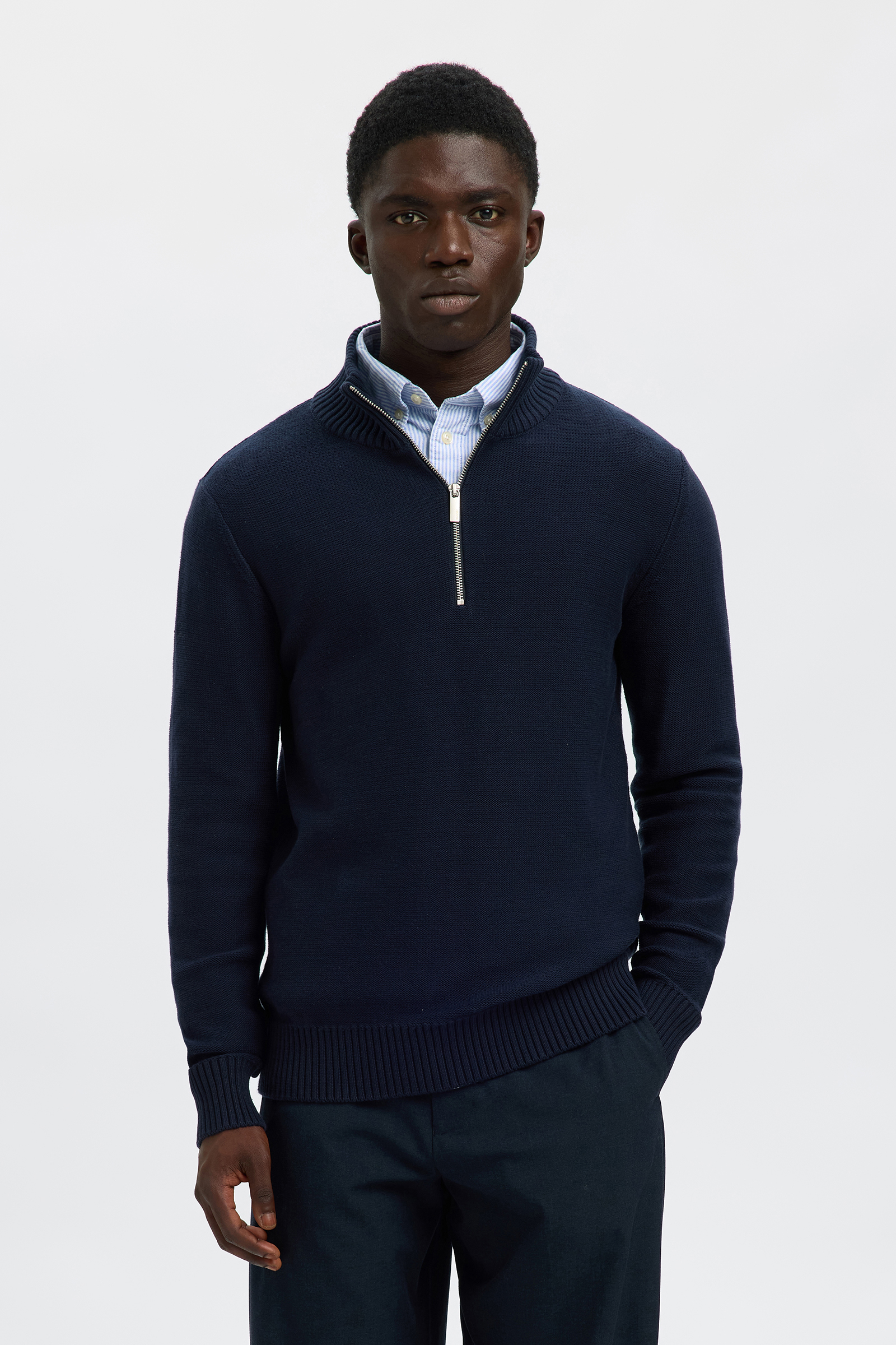 Heren trui blauw