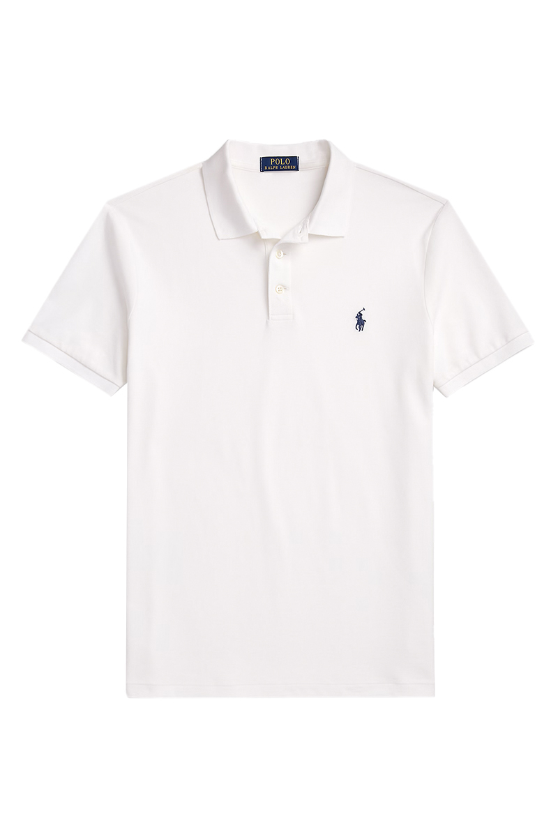 Heren polo korte mouw wit