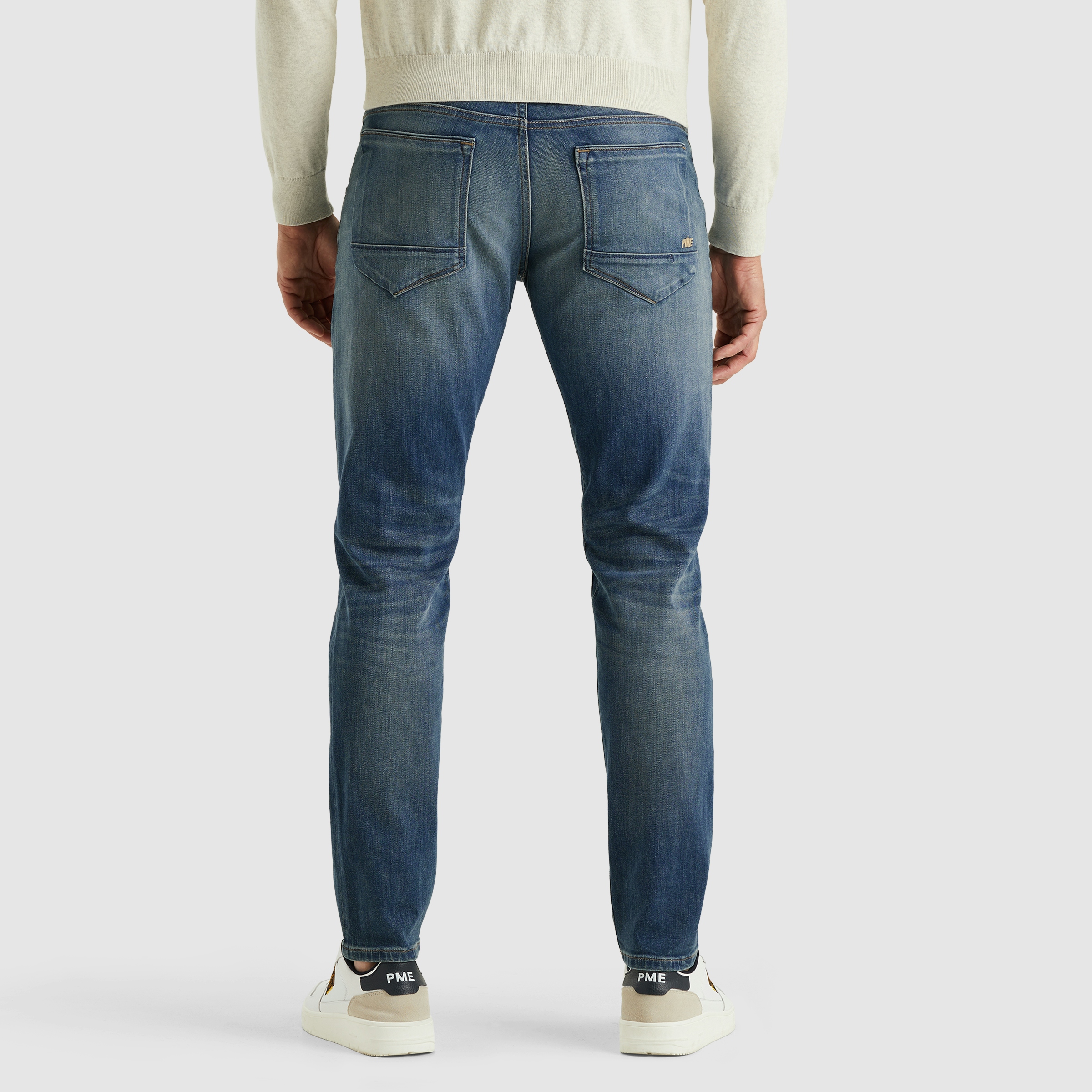 Heren pantalon blauw