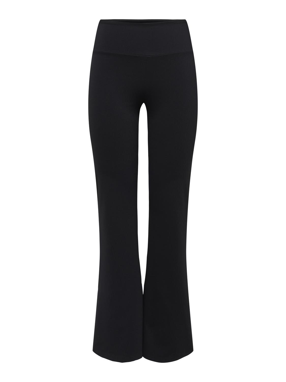 Fitness dames tight lang zwart