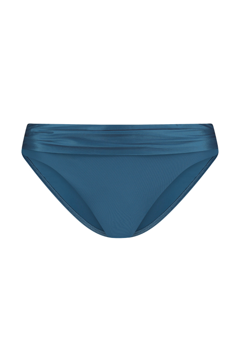 Bad/beach dames bikini slip blauw