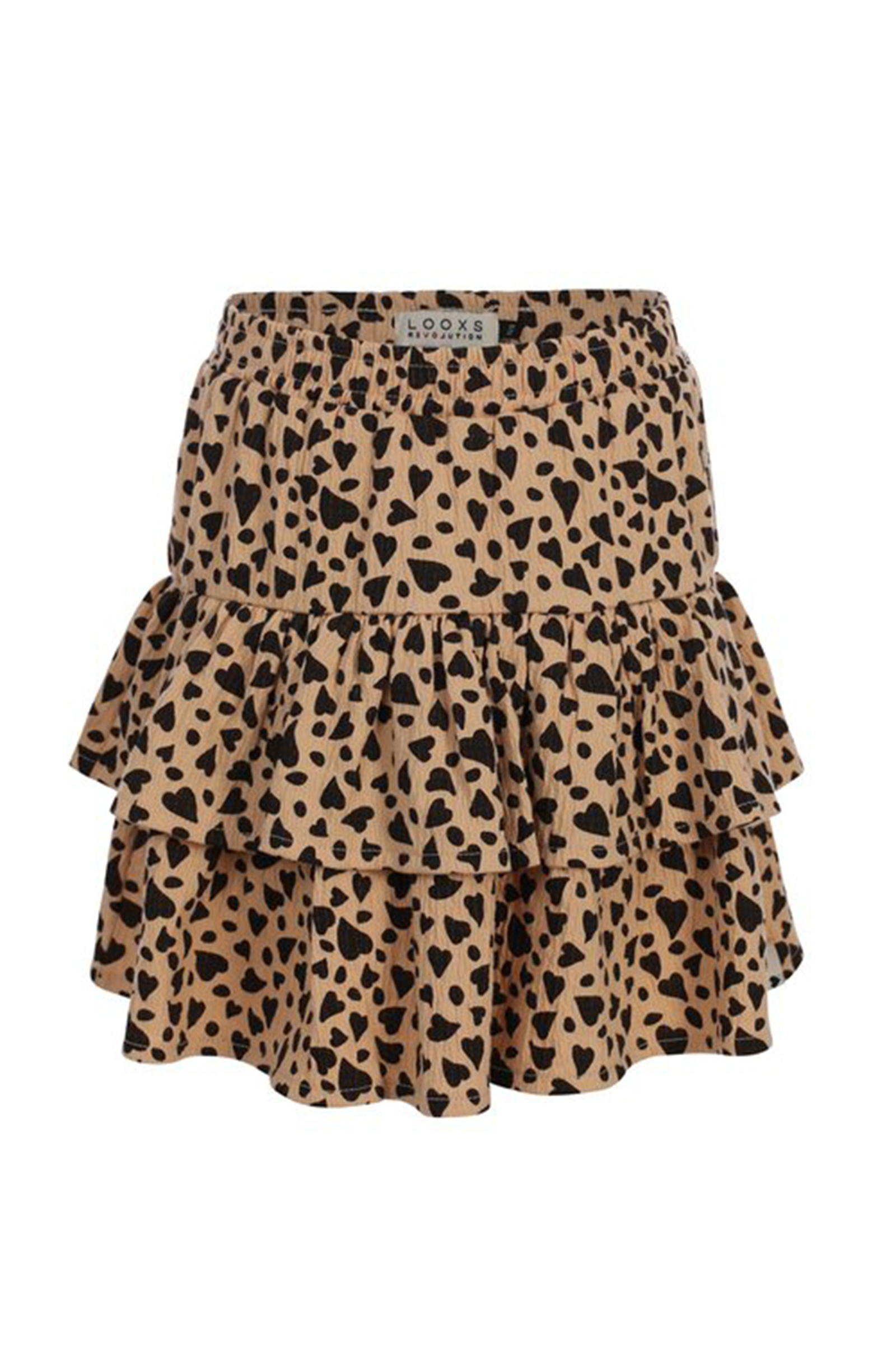 Meisjes rok bruin