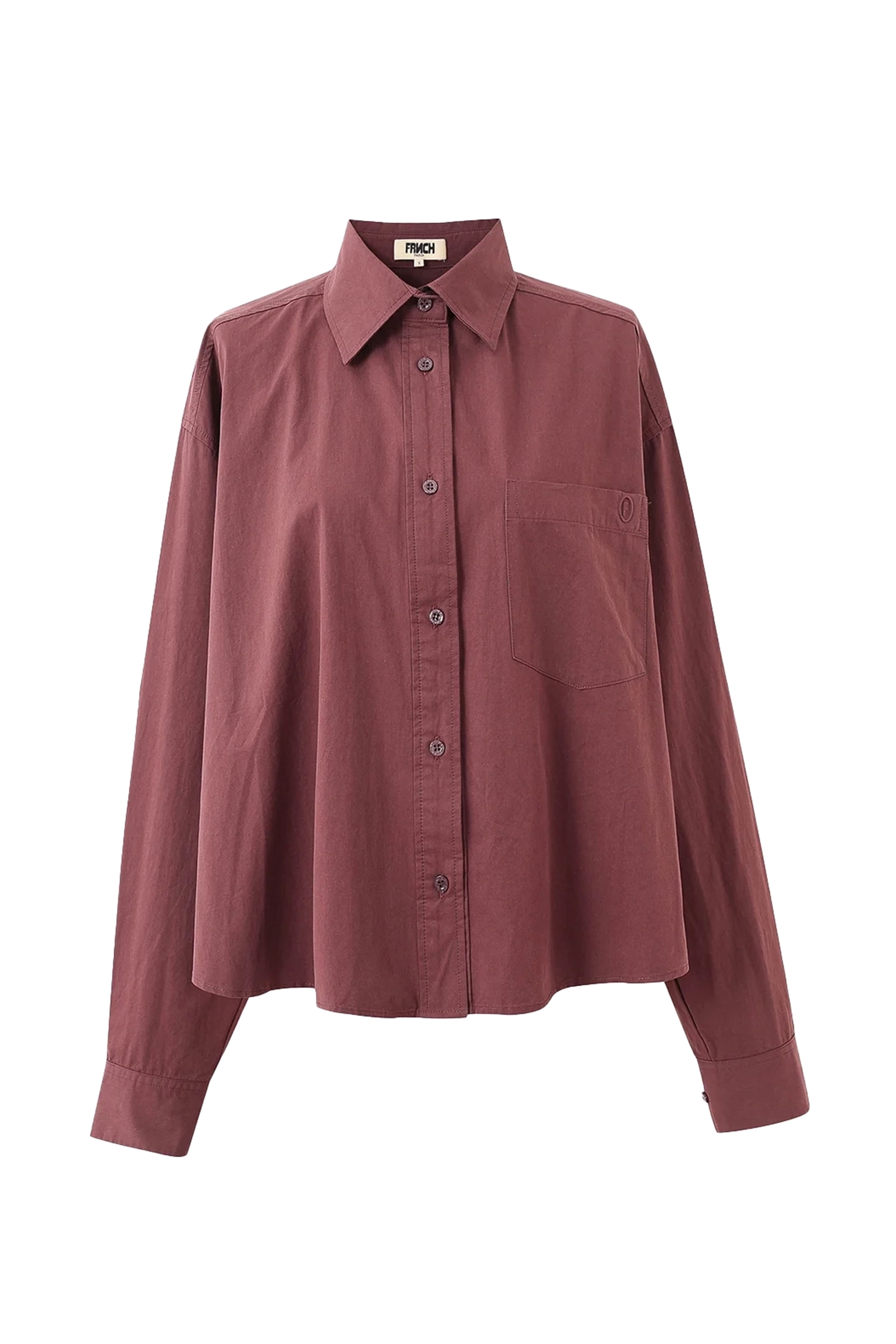 Dames blouse lange mouw rood