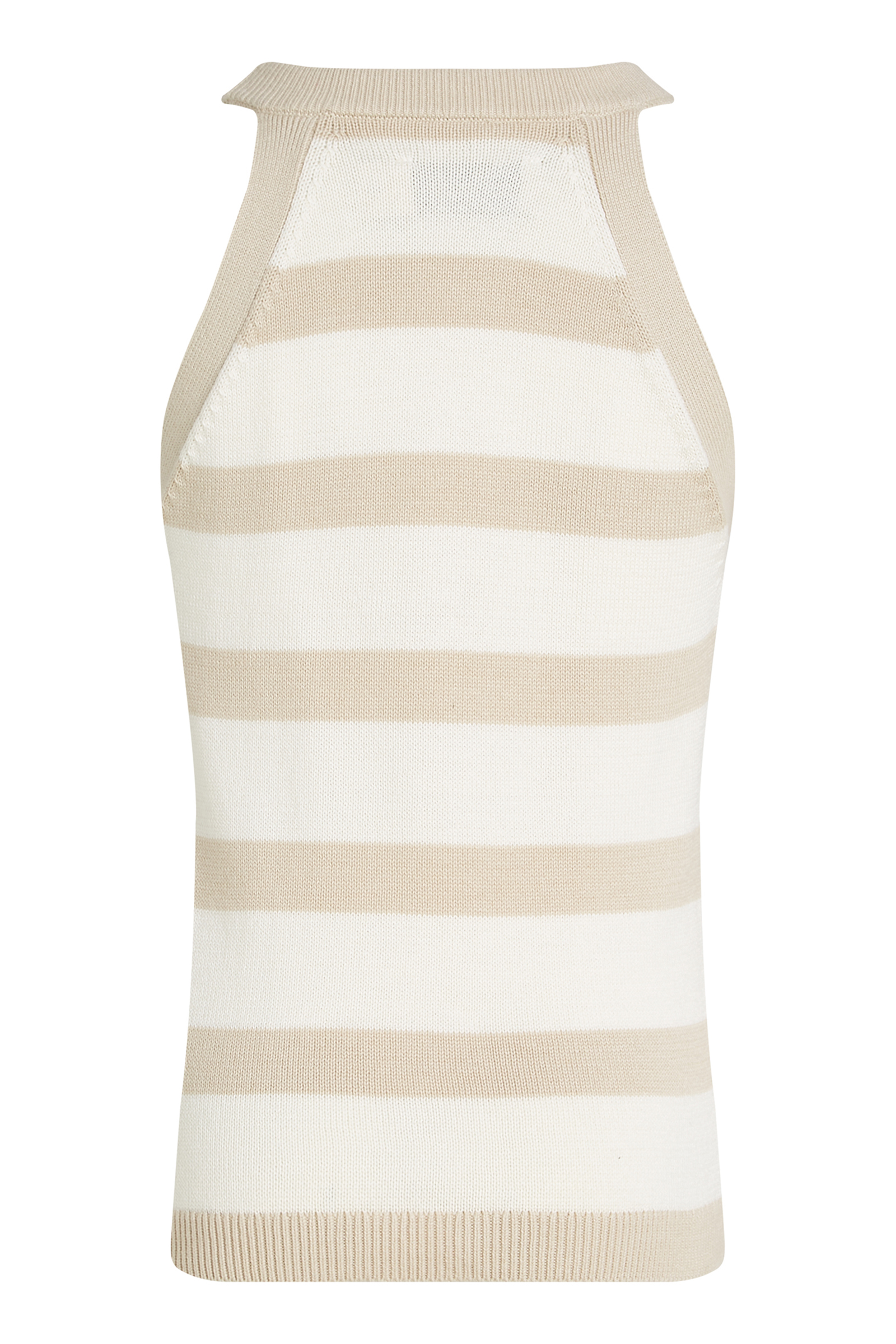 Calvin Klein Halterneck sweater top bruin/beige-1 4