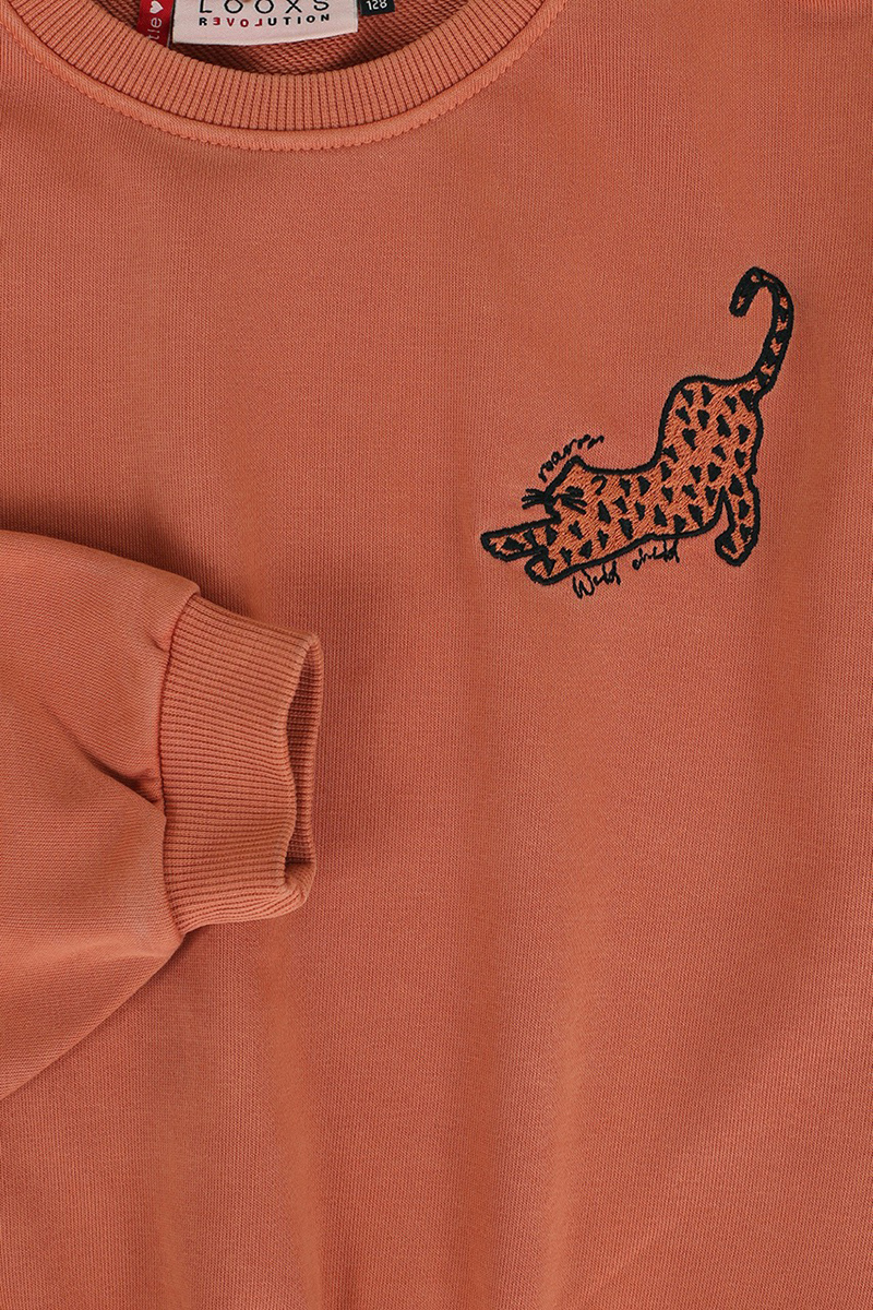 LOOXS LITTLE Little sweater Oranje-1 2
