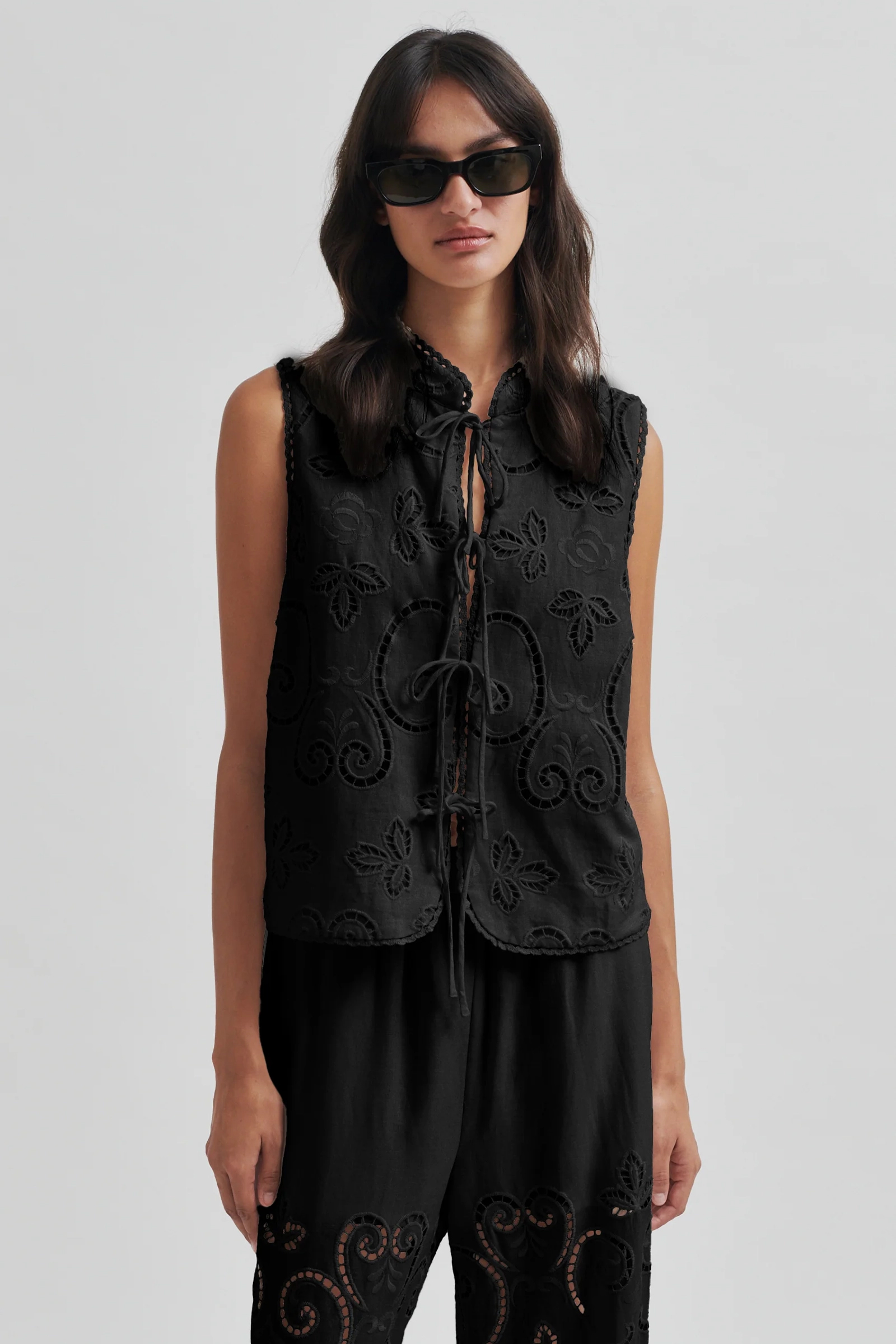 Dames top zwart