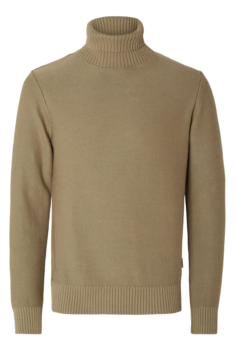 Selected SLHAXEL LS KNIT ROLL NECK NOOS 199310001-Mermaid/Melange 1