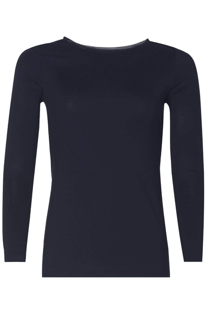 Oroblu Perfect Line t-shirt ls Blauw-1 1