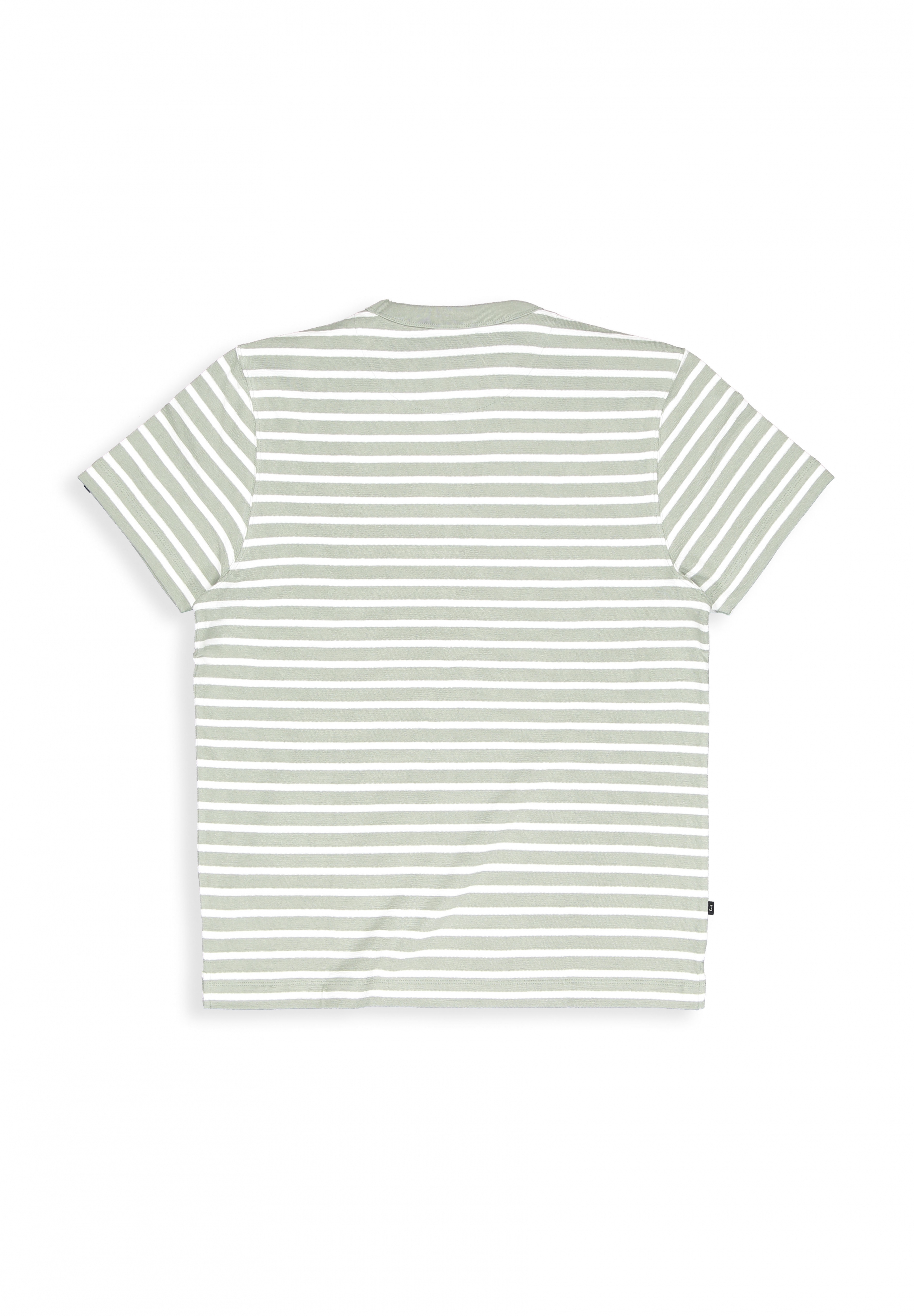 Butcher of Blue Gaspard Loose Stripe Tee Groen-1 2