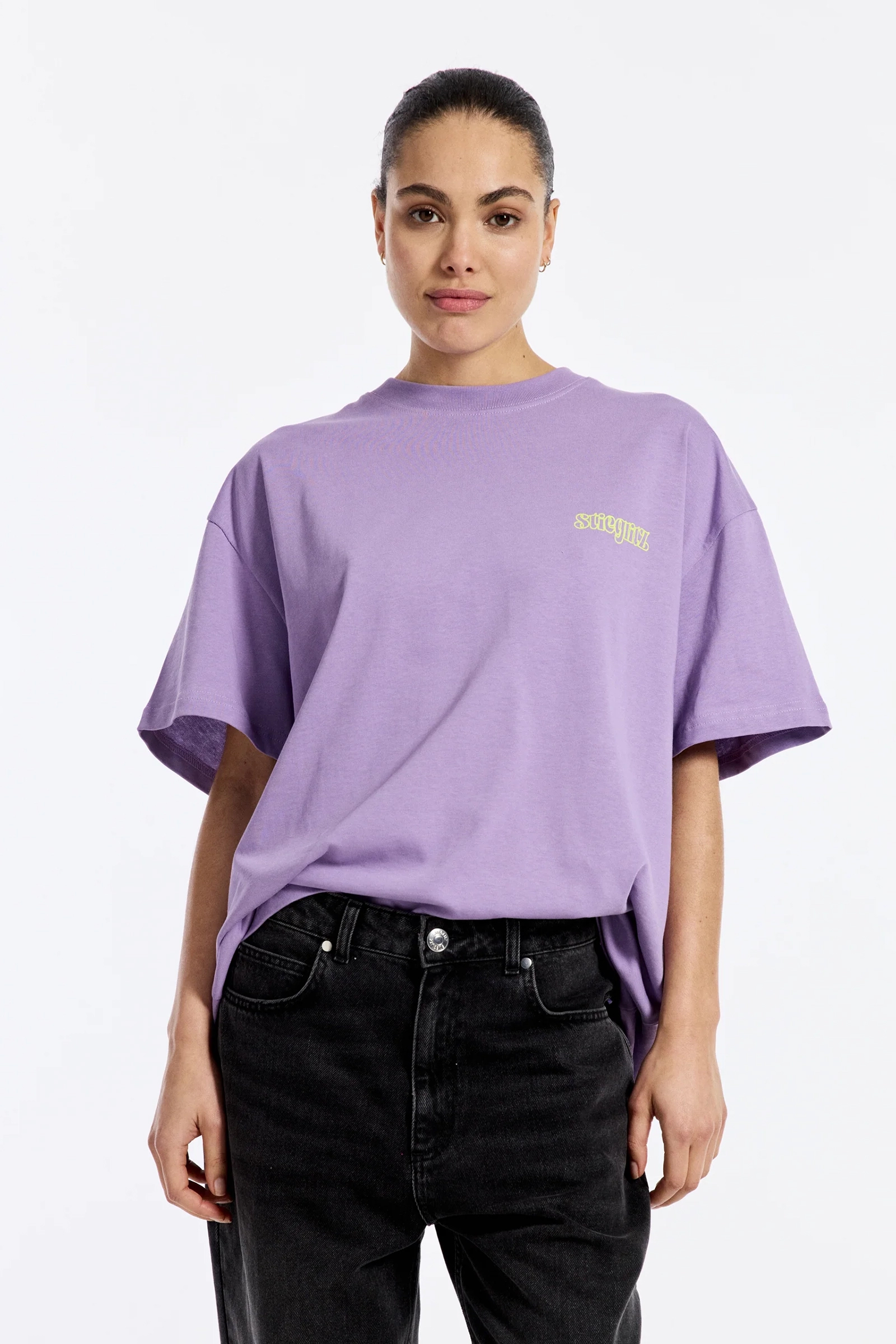 Stieglitz BV World of stieg oversized t-shirt Paars-1 2