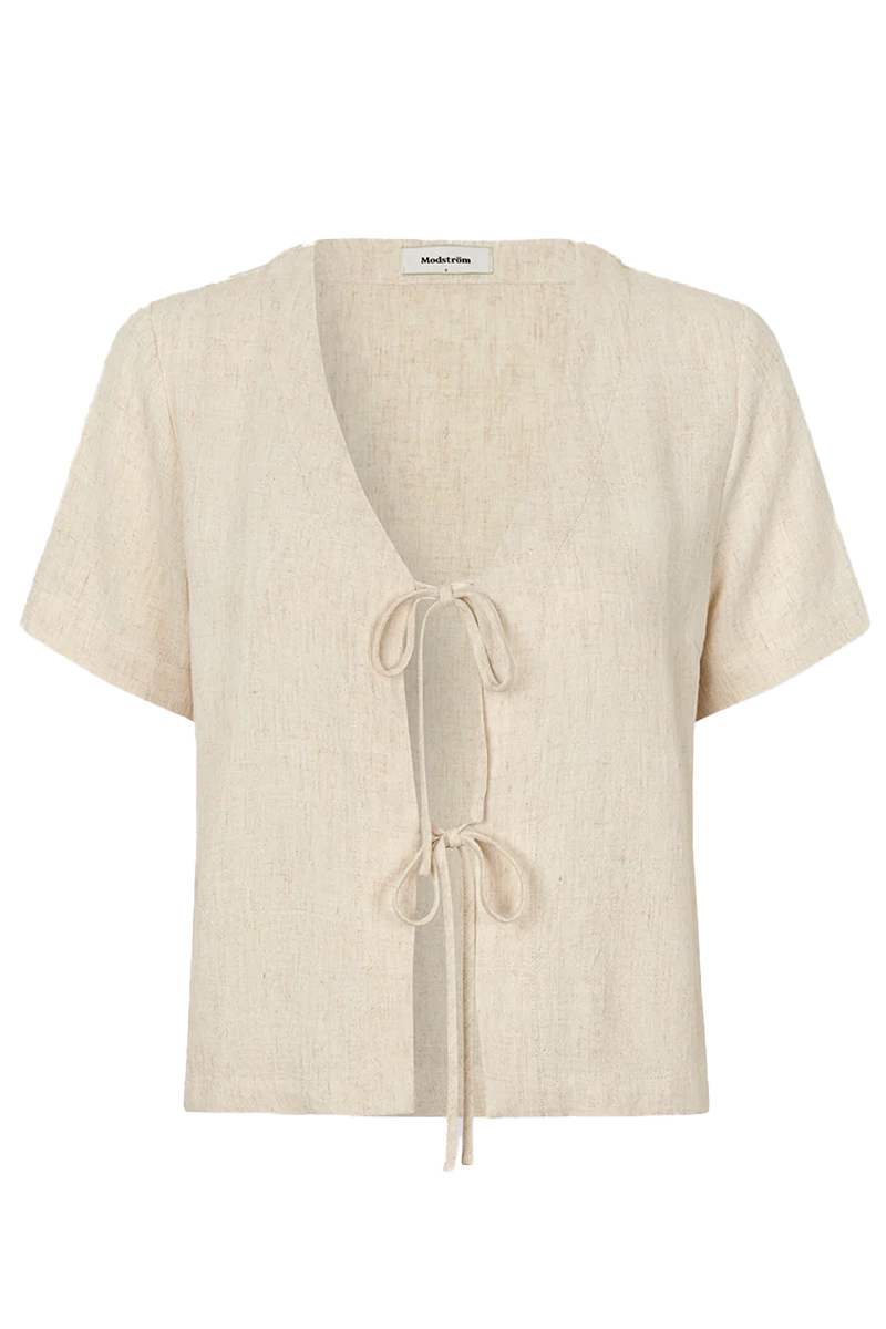 Dames top ecru