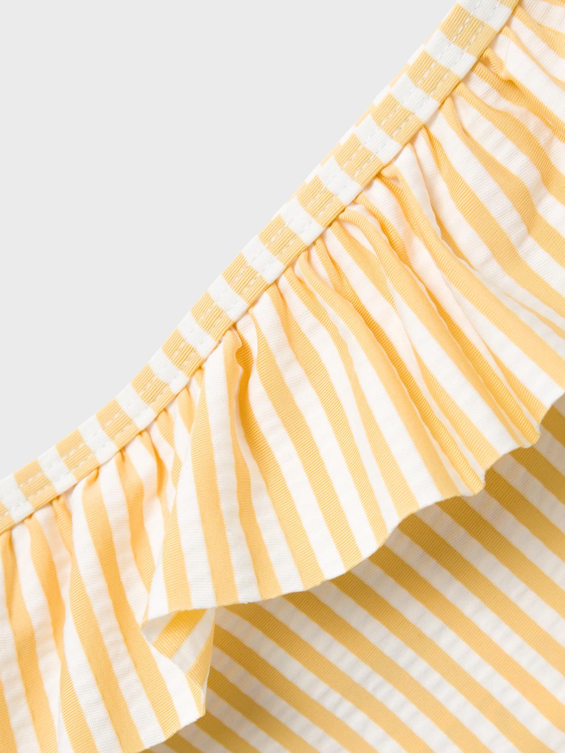 Bad/beach meisjes bikini geel