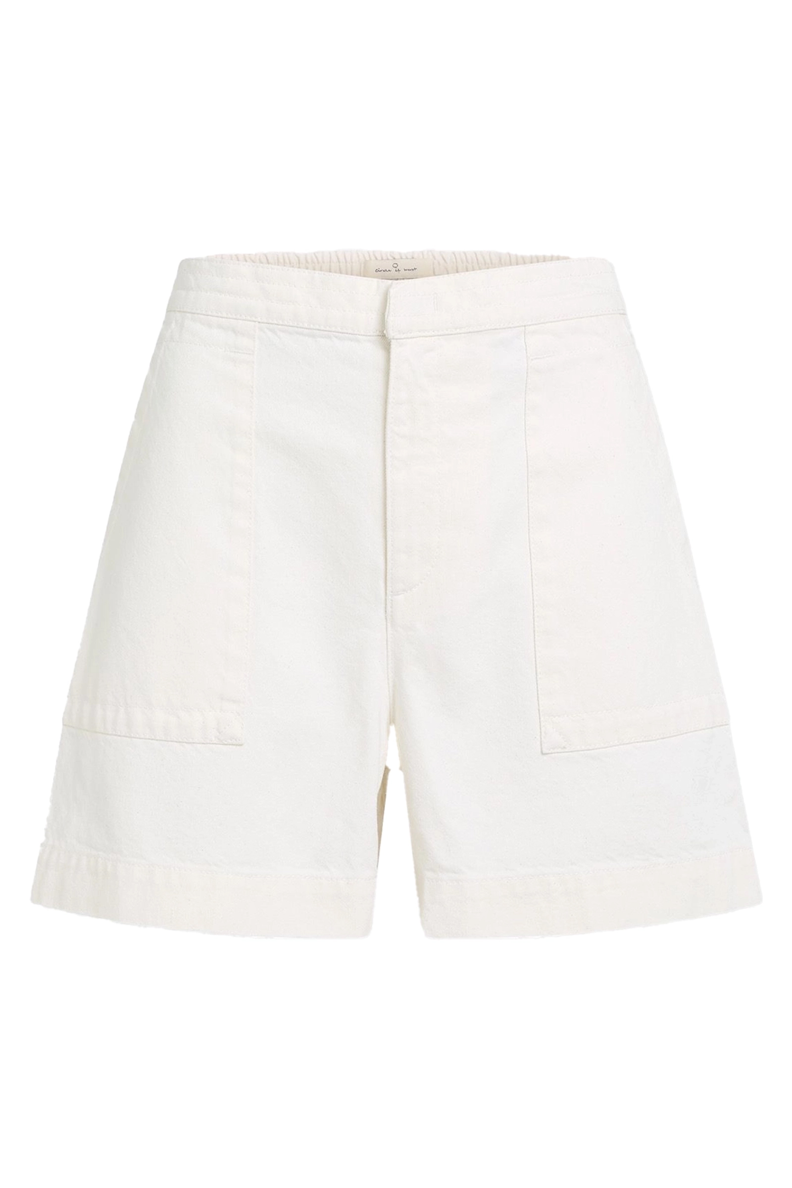 Dames short ecru