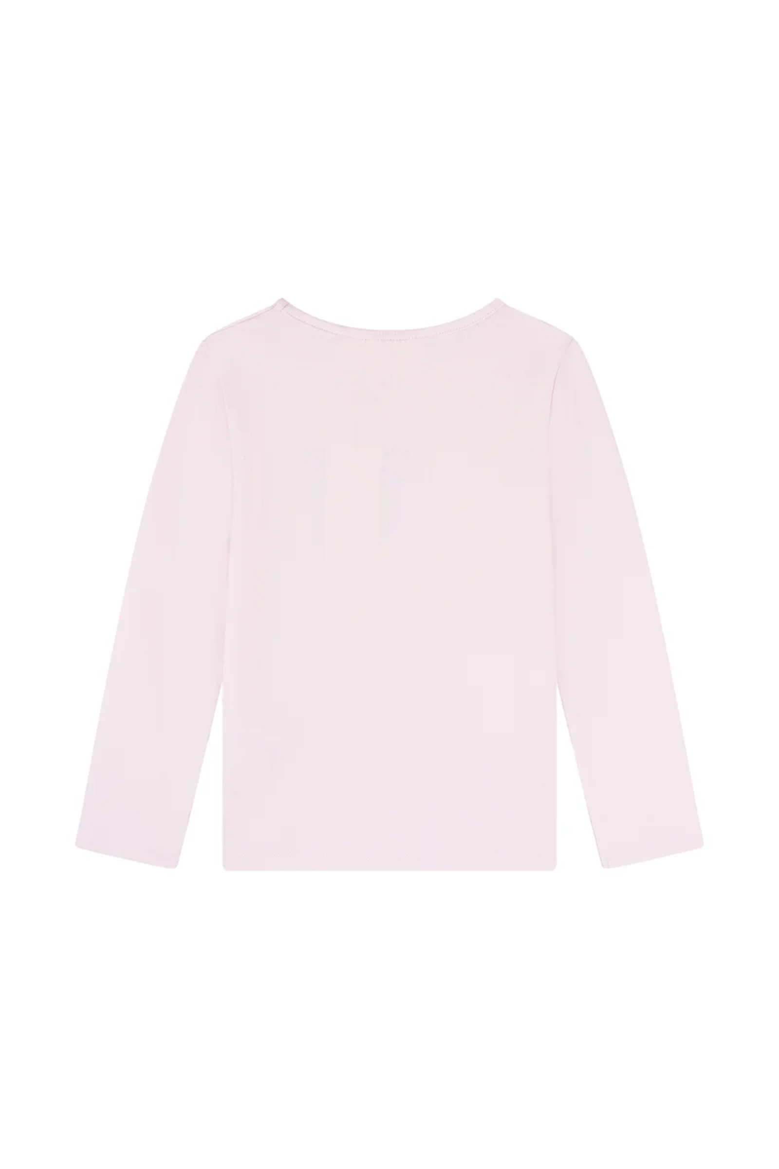 Meisjes t-shirt lange mouw rose