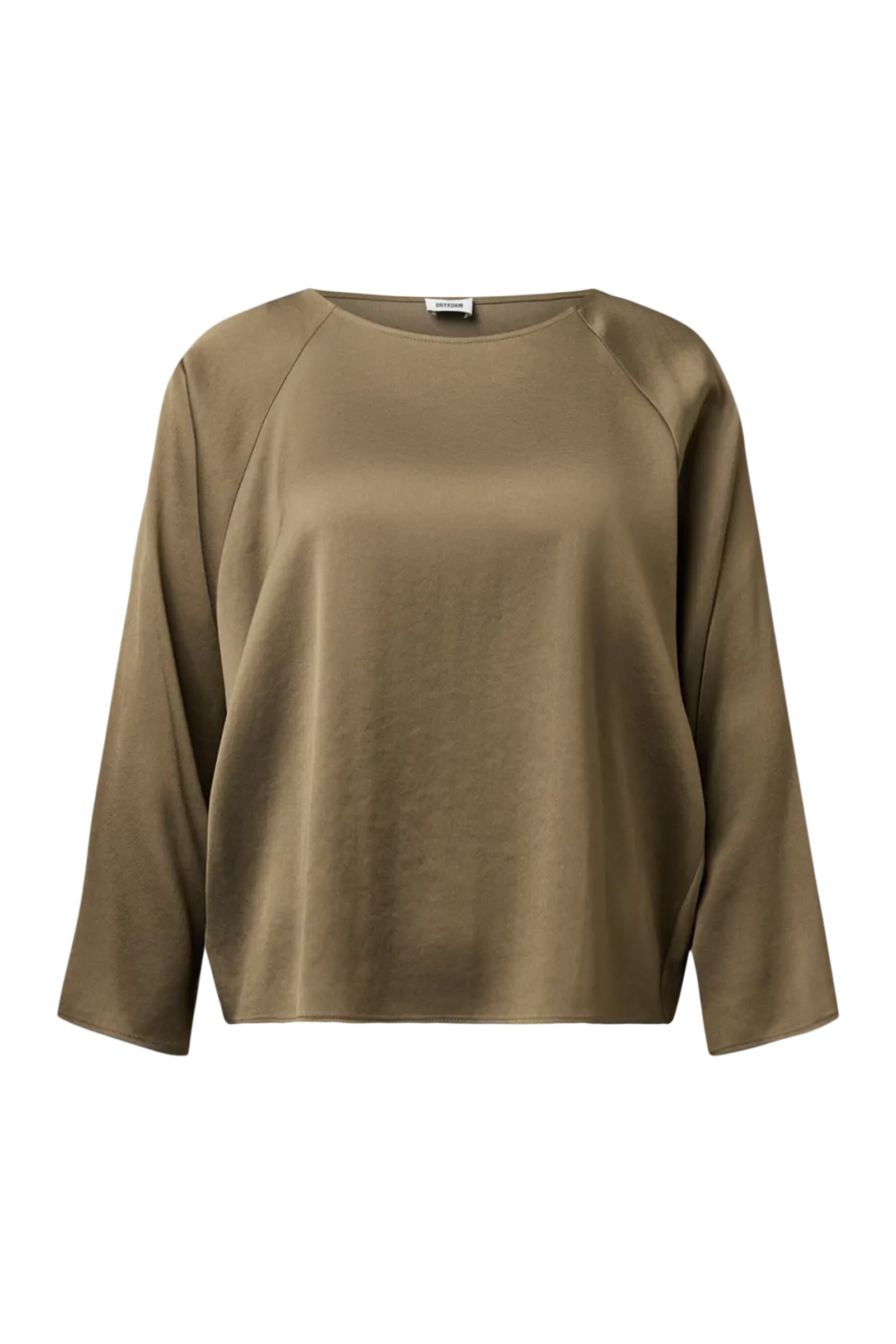 Dames blouse lange mouw groen