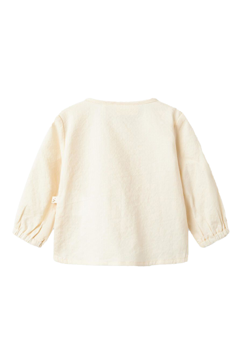 Baby blouse/overhemd grijs