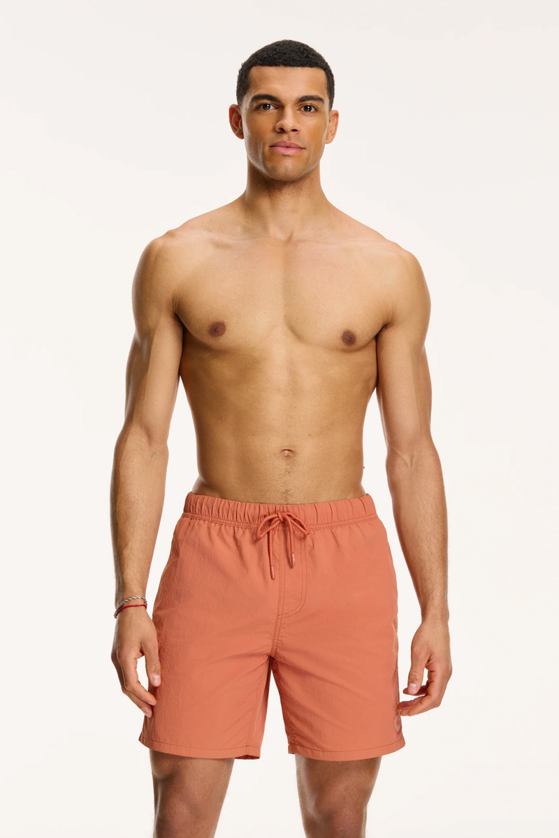 Bad/beach heren zwemshort bruin